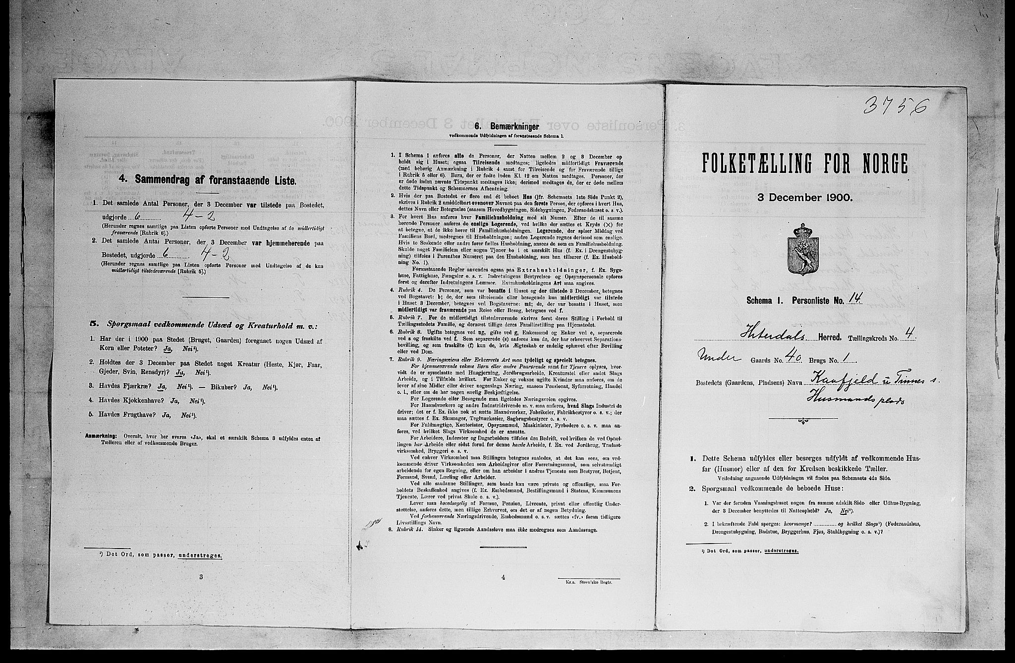 SAKO, Folketelling 1900 for 0823 Heddal herred, 1900, s. 528