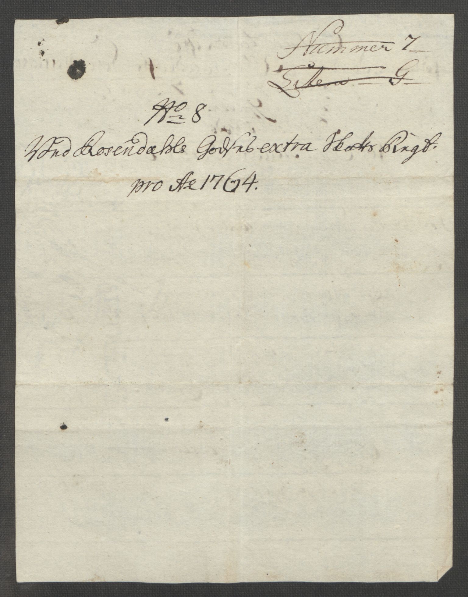 Rentekammeret inntil 1814, Reviderte regnskaper, Fogderegnskap, RA/EA-4092/R49/L3157: Ekstraskatten Rosendal Baroni, 1762-1772, s. 96