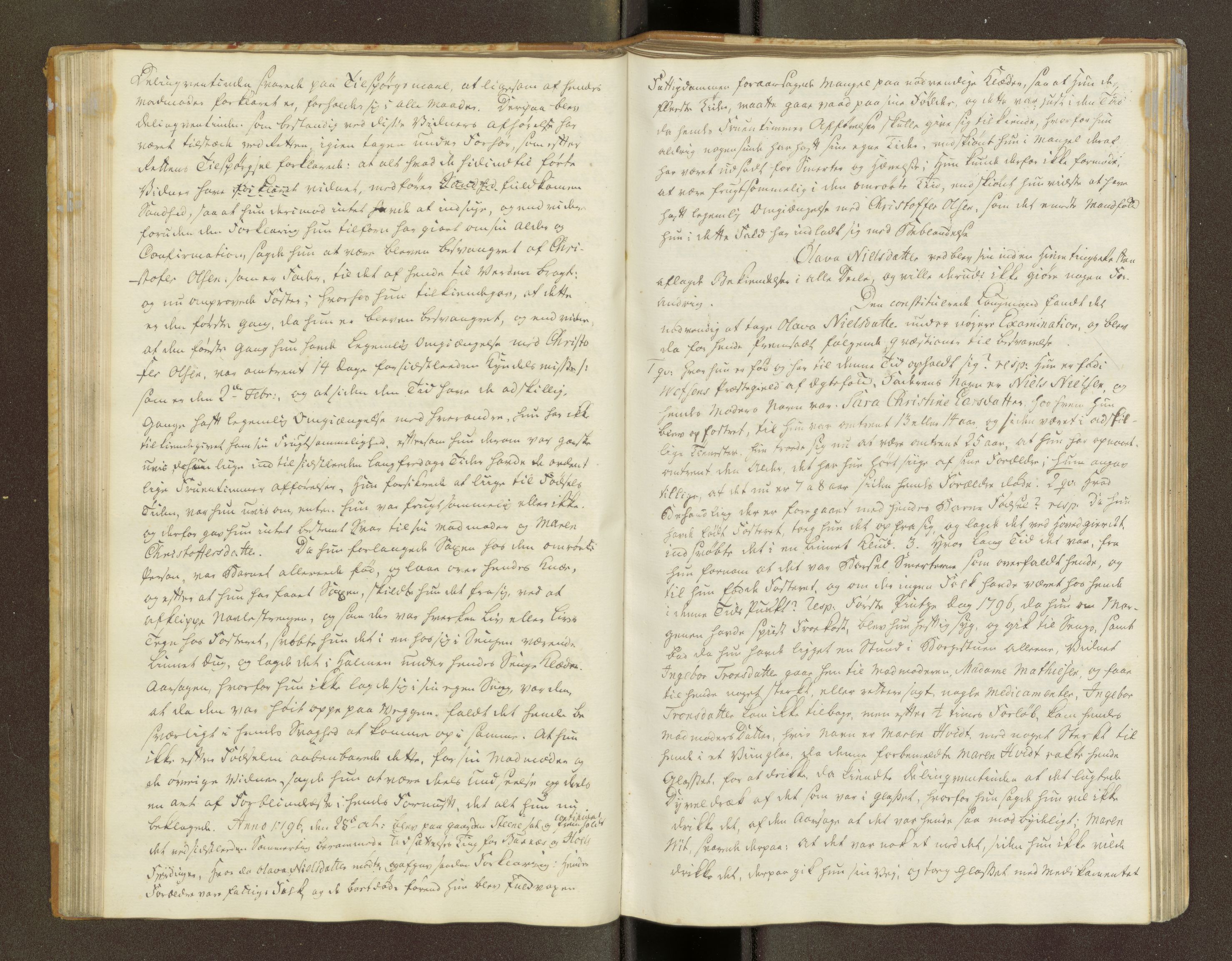 Nordland og Finnmarks lagstol, AV/SAT-A-5608/X/L0032: Domkopibok, 1796-1797