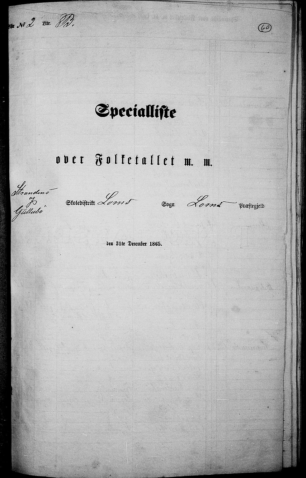 RA, Folketelling 1865 for 0514P Lom prestegjeld, 1865, s. 56