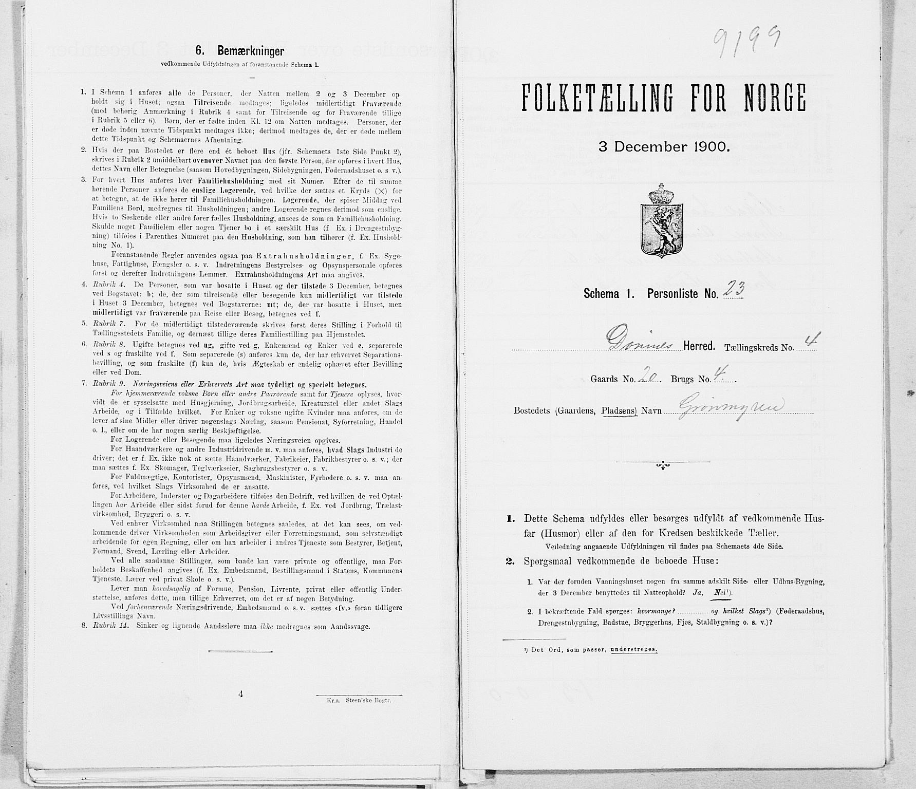 SAT, Folketelling 1900 for 1827 Dønnes herred, 1900, s. 608