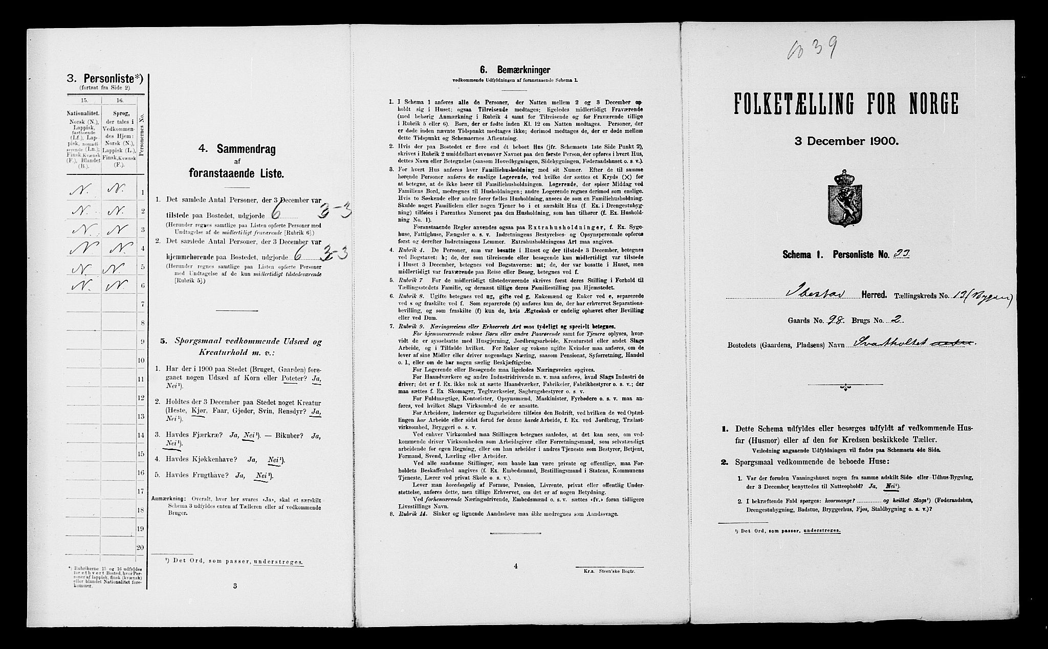 SATØ, Folketelling 1900 for 1917 Ibestad herred, 1900, s. 1717
