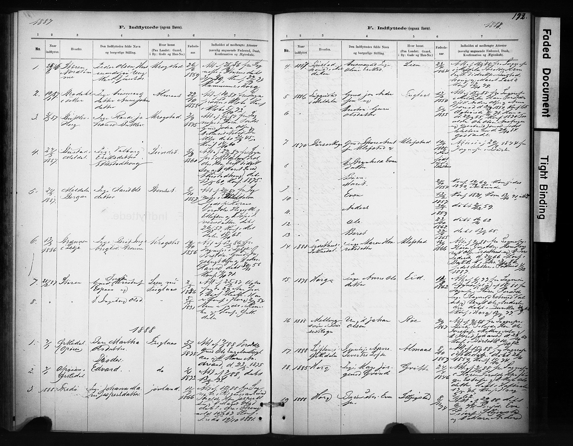 Ministerialprotokoller, klokkerbøker og fødselsregistre - Sør-Trøndelag, AV/SAT-A-1456/694/L1127: Ministerialbok nr. 694A01, 1887-1905, s. 192
