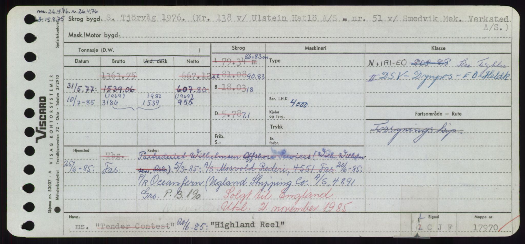 Sjøfartsdirektoratet med forløpere, Skipsmålingen, RA/S-1627/H/Hd/L0016: Fartøy, Hid-Holg, s. 17