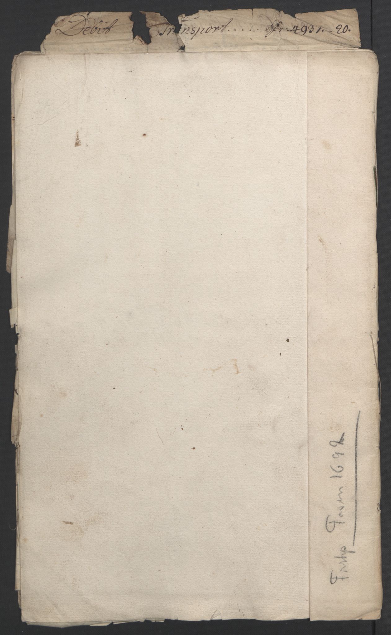Rentekammeret inntil 1814, Reviderte regnskaper, Fogderegnskap, RA/EA-4092/R57/L3849: Fogderegnskap Fosen, 1692-1693, s. 17