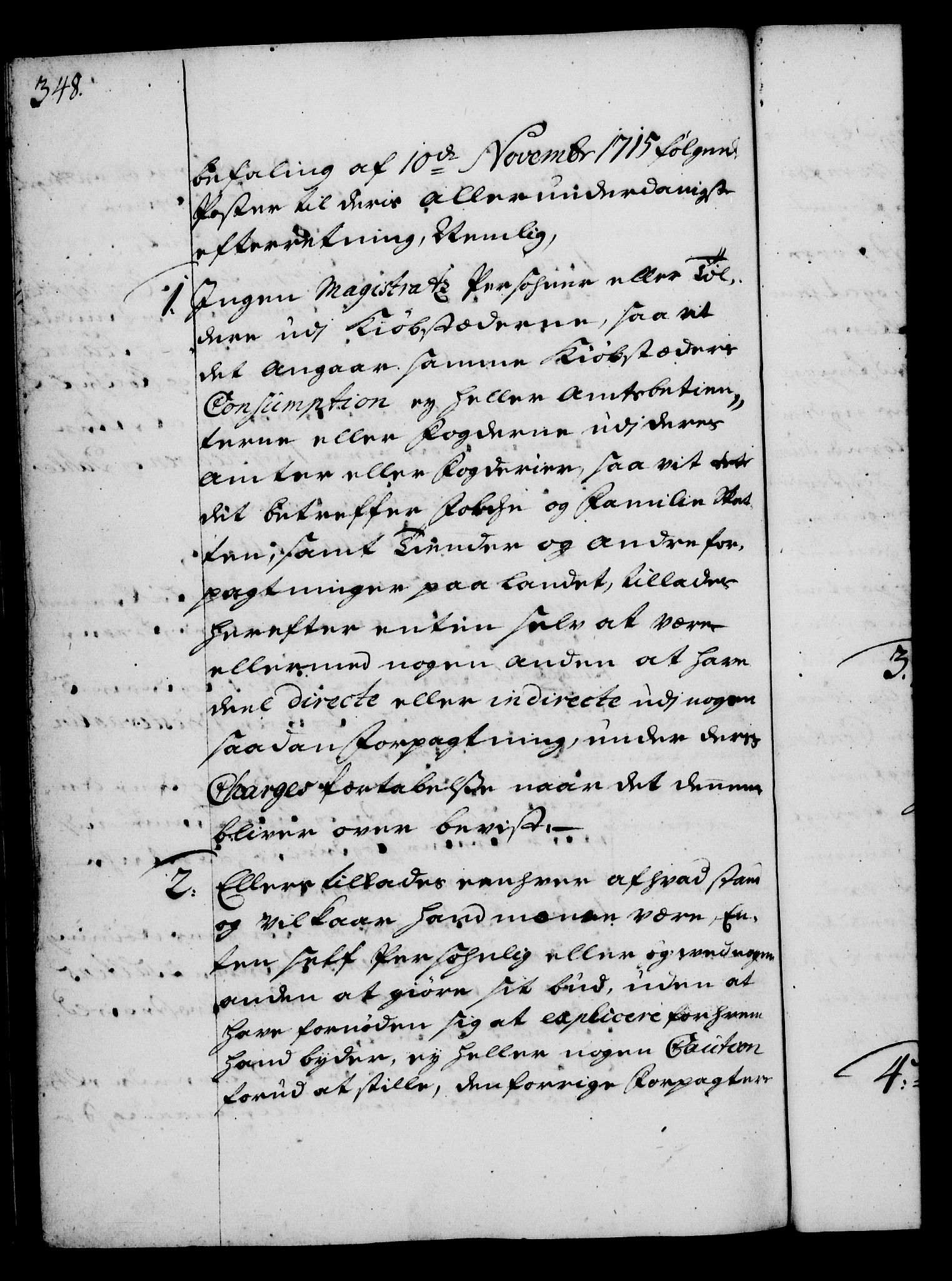 Rentekammeret, Kammerkanselliet, RA/EA-3111/G/Gg/Gga/L0003: Norsk ekspedisjonsprotokoll med register (merket RK 53.3), 1727-1734, s. 348