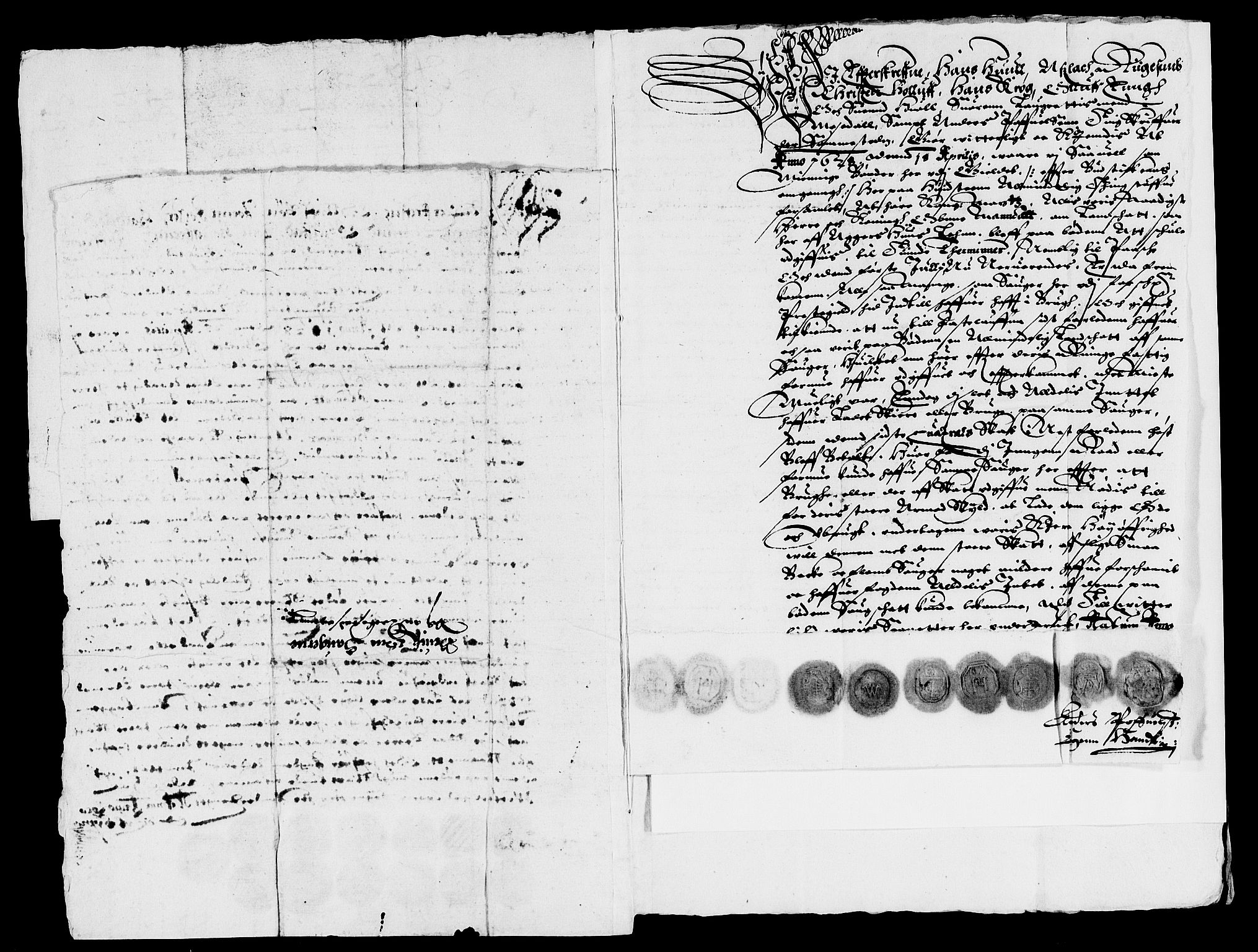 Rentekammeret inntil 1814, Reviderte regnskaper, Lensregnskaper, AV/RA-EA-5023/R/Rb/Rba/L0089: Akershus len, 1628