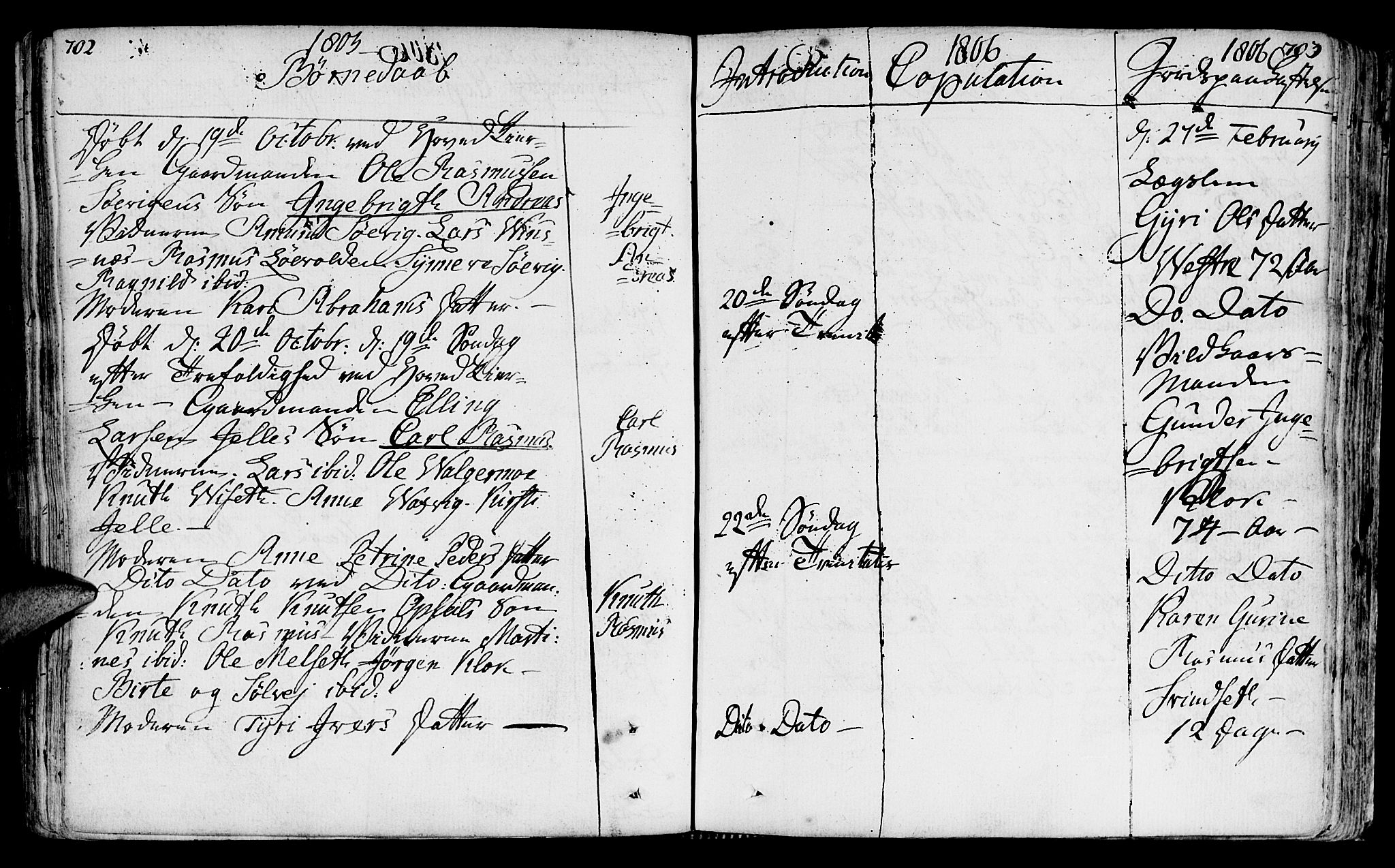 Ministerialprotokoller, klokkerbøker og fødselsregistre - Møre og Romsdal, AV/SAT-A-1454/522/L0308: Ministerialbok nr. 522A03, 1773-1809, s. 702-703