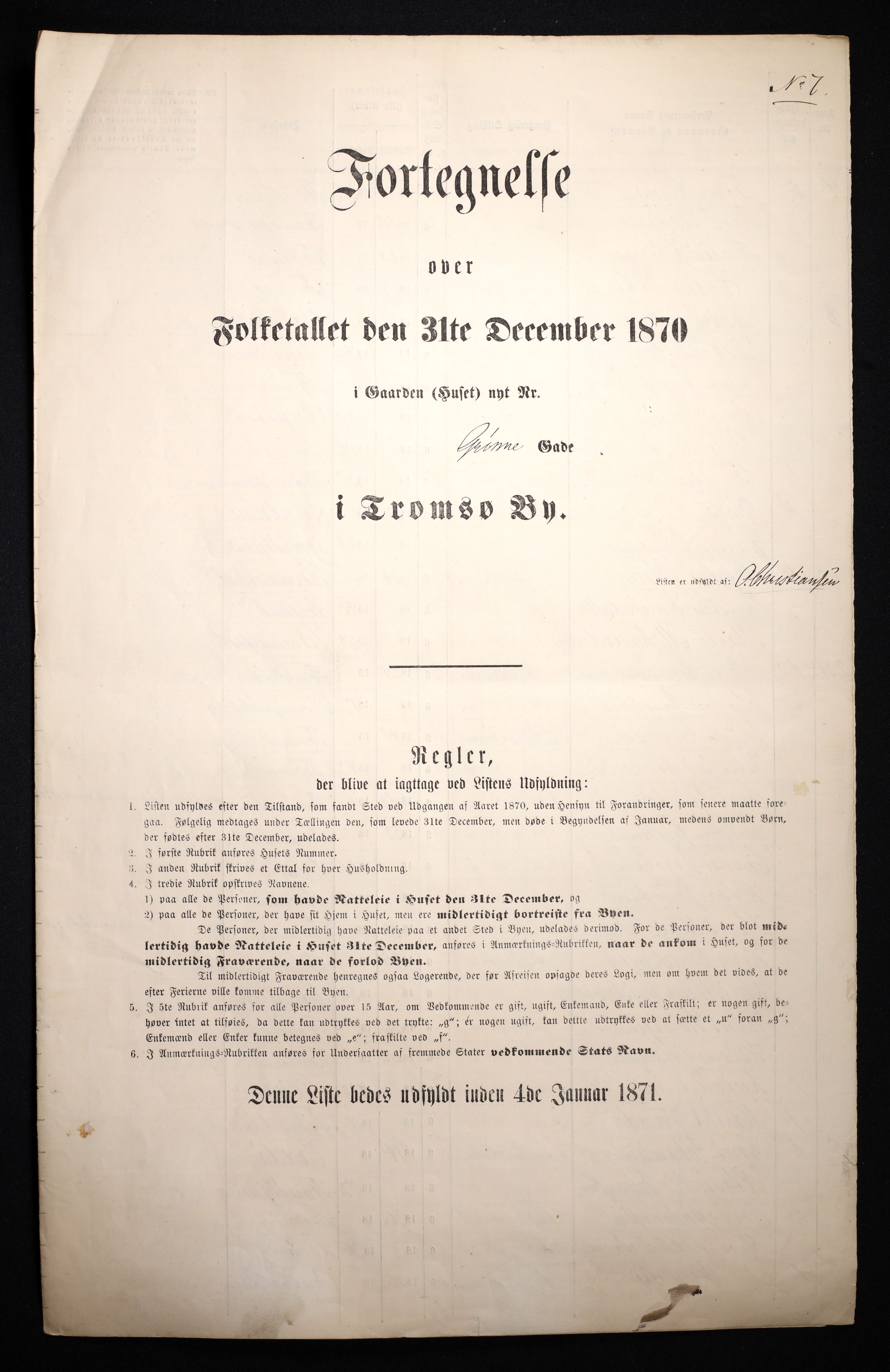 RA, Folketelling 1870 for 1902 Tromsø kjøpstad, 1870, s. 27