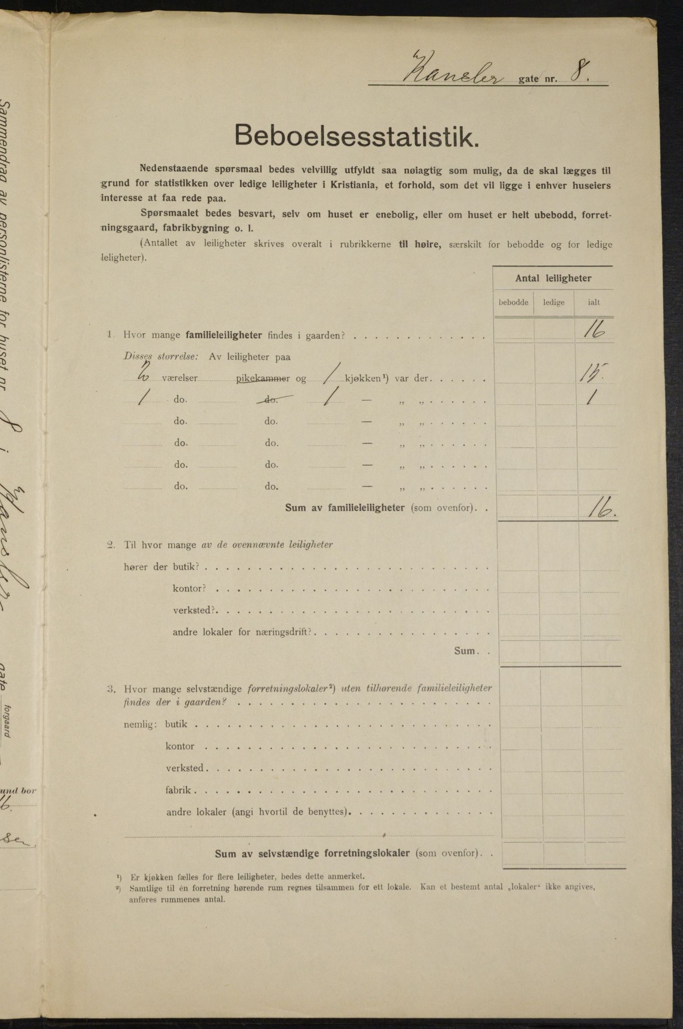 OBA, Kommunal folketelling 1.2.1915 for Kristiania, 1915, s. 47565