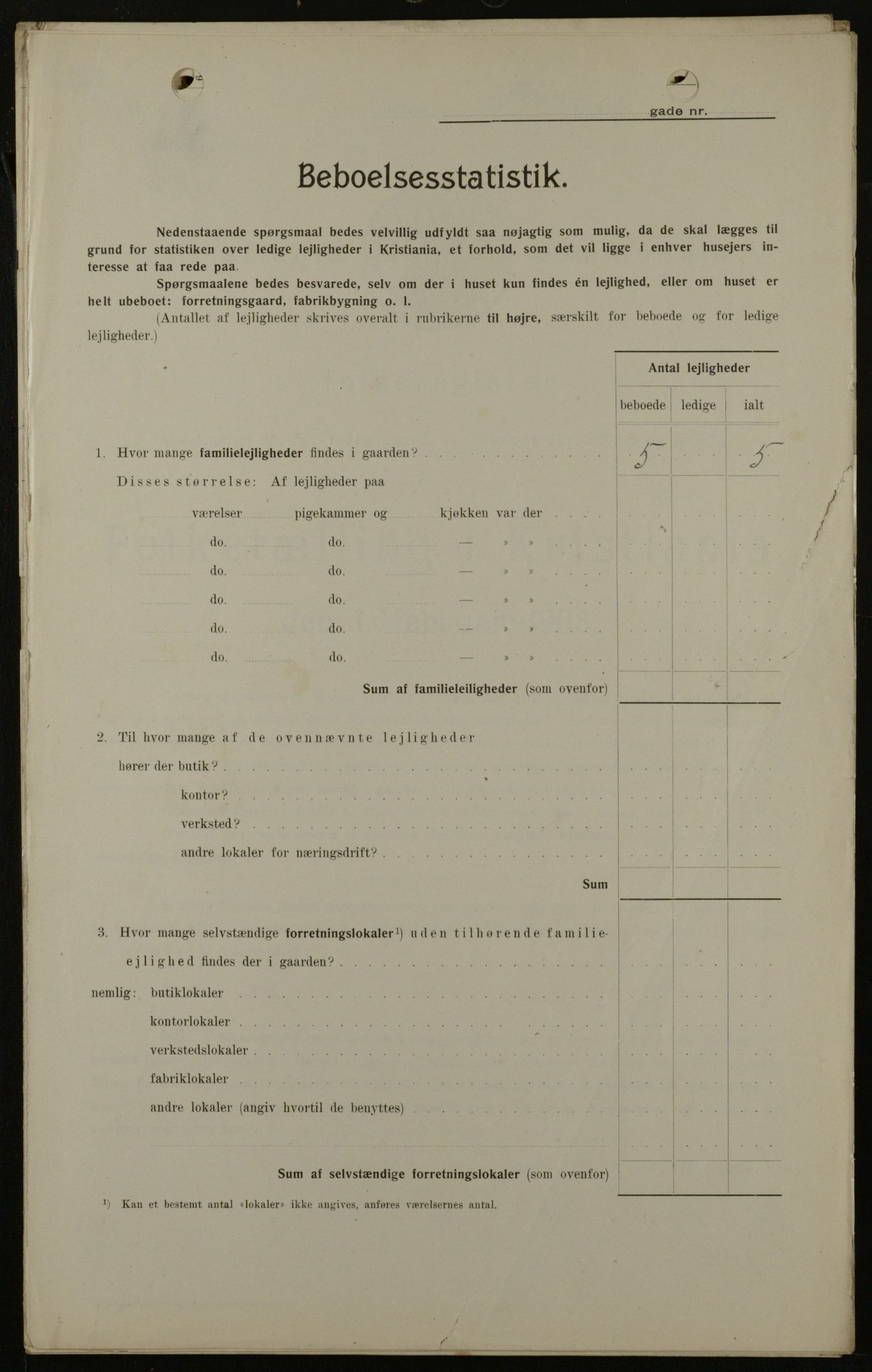 OBA, Kommunal folketelling 1.2.1908 for Kristiania kjøpstad, 1908, s. 37944