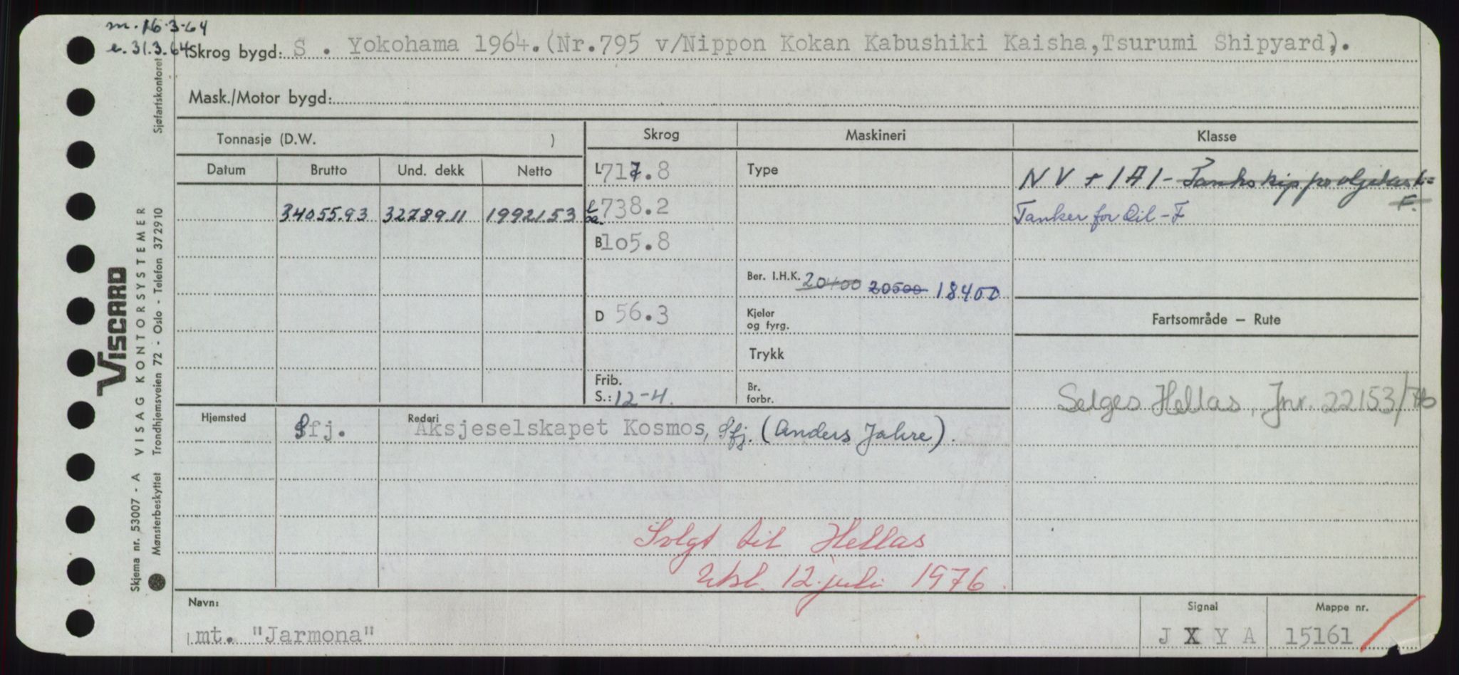 Sjøfartsdirektoratet med forløpere, Skipsmålingen, AV/RA-S-1627/H/Hd/L0019: Fartøy, J, s. 269