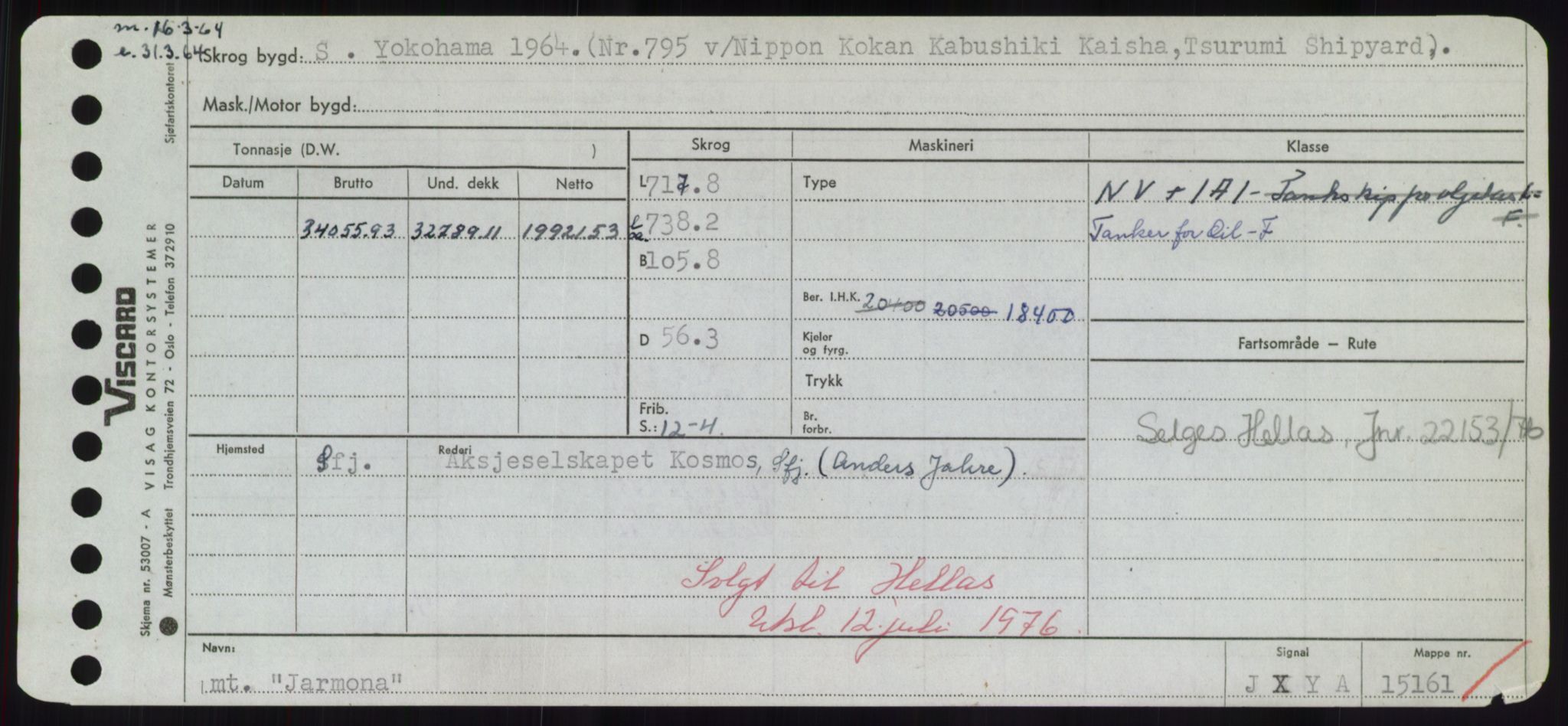 Sjøfartsdirektoratet med forløpere, Skipsmålingen, RA/S-1627/H/Hd/L0019: Fartøy, J, s. 269