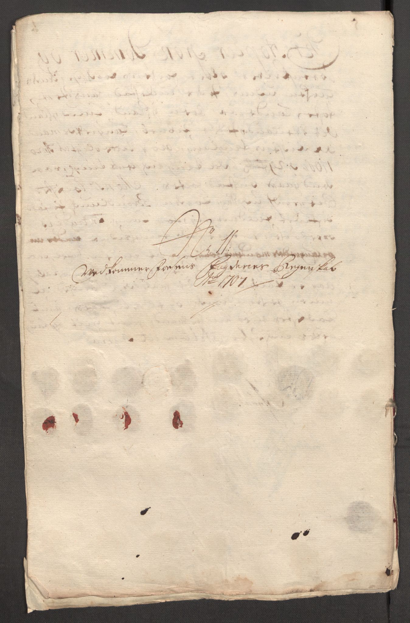 Rentekammeret inntil 1814, Reviderte regnskaper, Fogderegnskap, AV/RA-EA-4092/R57/L3857: Fogderegnskap Fosen, 1706-1707, s. 389