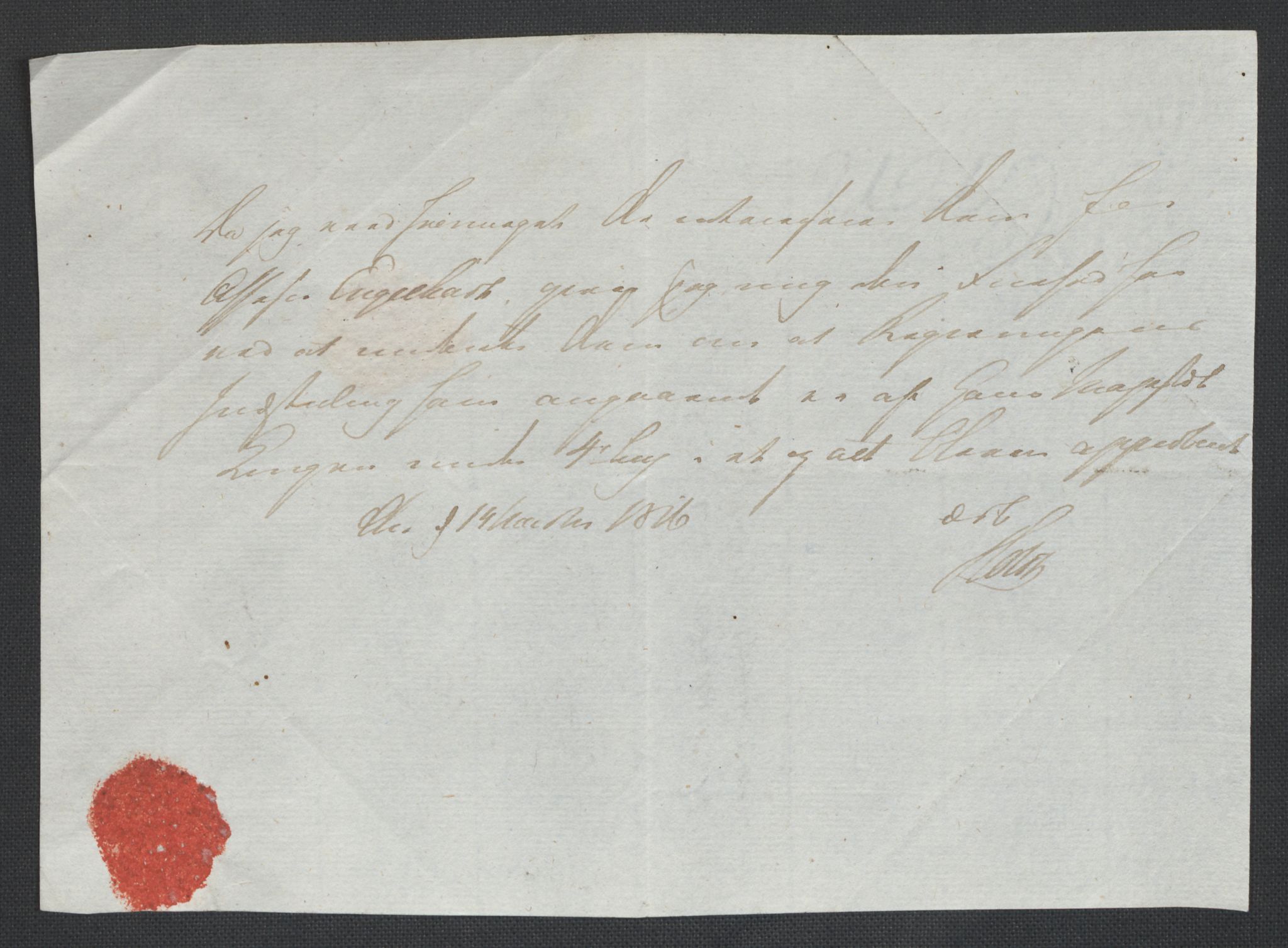 Christie, Wilhelm Frimann Koren, AV/RA-PA-0014/F/L0005: Christies dokumenter fra Stortinget, 1815-1816, s. 636