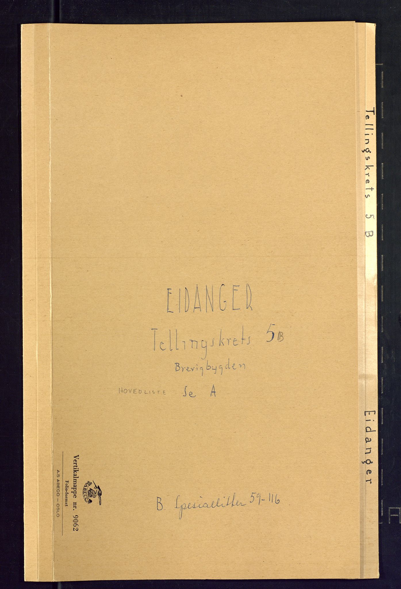 SAKO, Folketelling 1875 for 0813P Eidanger prestegjeld, 1875, s. 39