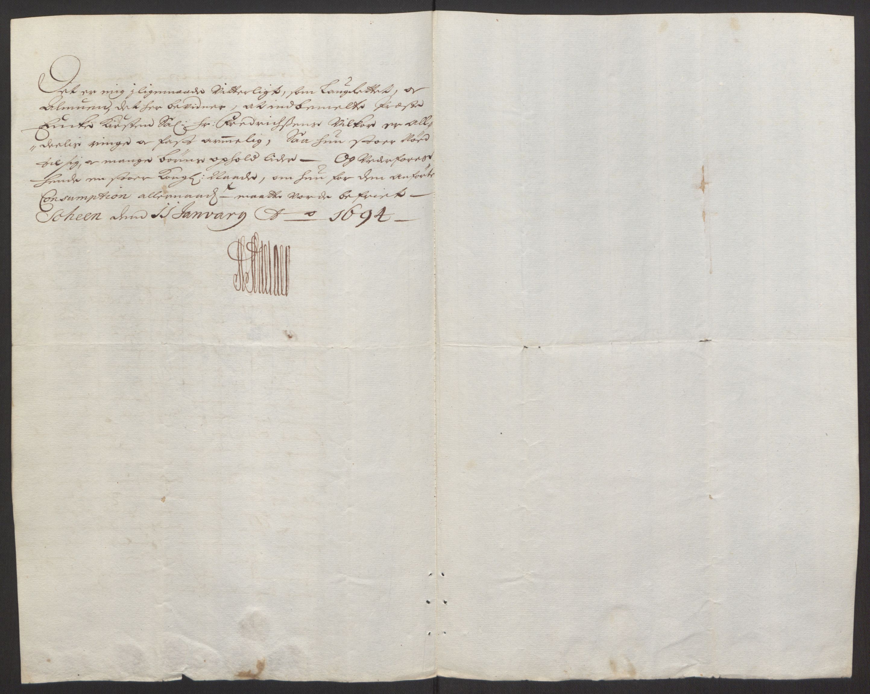 Rentekammeret inntil 1814, Reviderte regnskaper, Fogderegnskap, RA/EA-4092/R34/L2052: Fogderegnskap Bamble, 1692-1693, s. 358