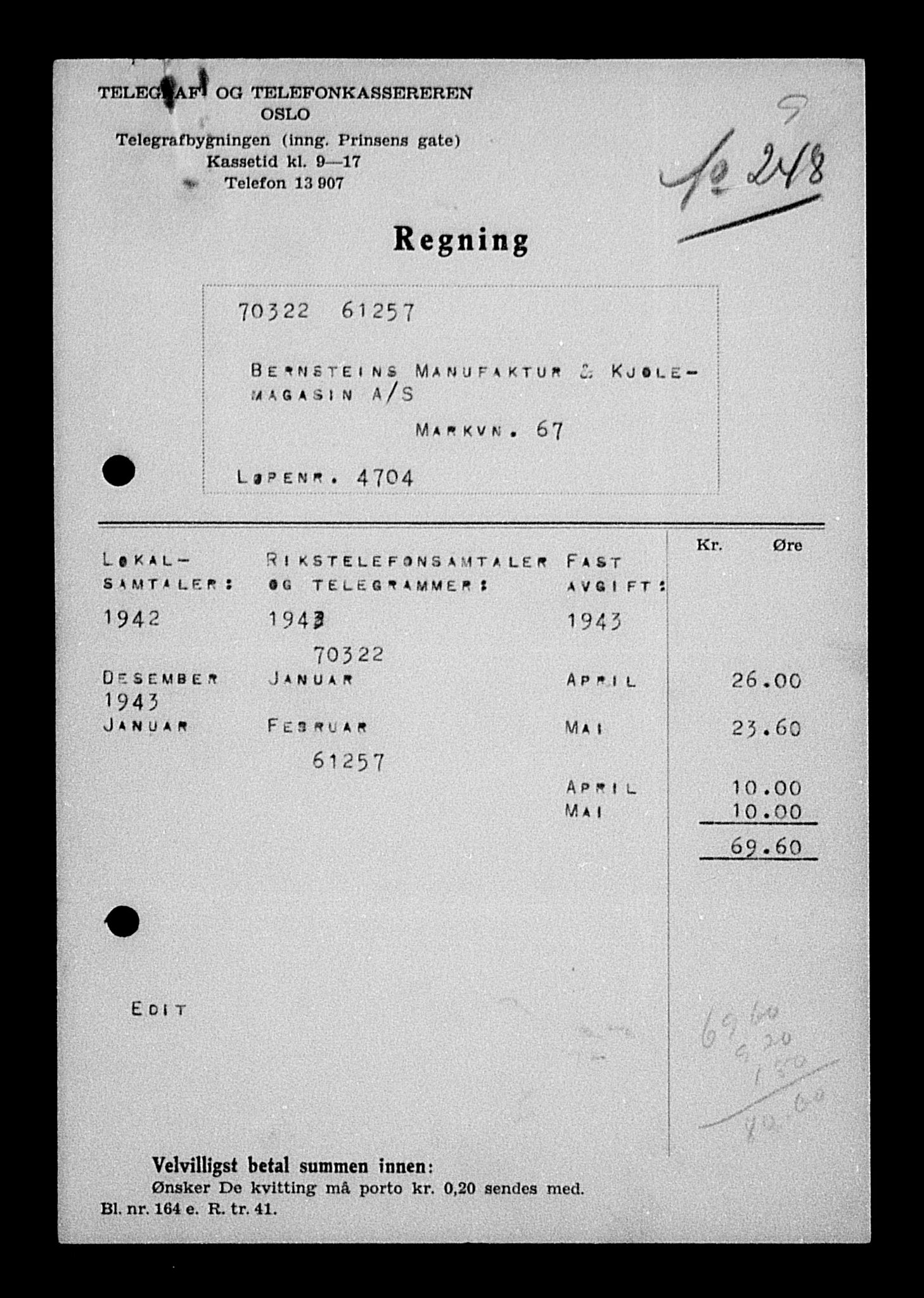 Justisdepartementet, Tilbakeføringskontoret for inndratte formuer, AV/RA-S-1564/H/Hc/Hcc/L0924: --, 1945-1947, s. 18