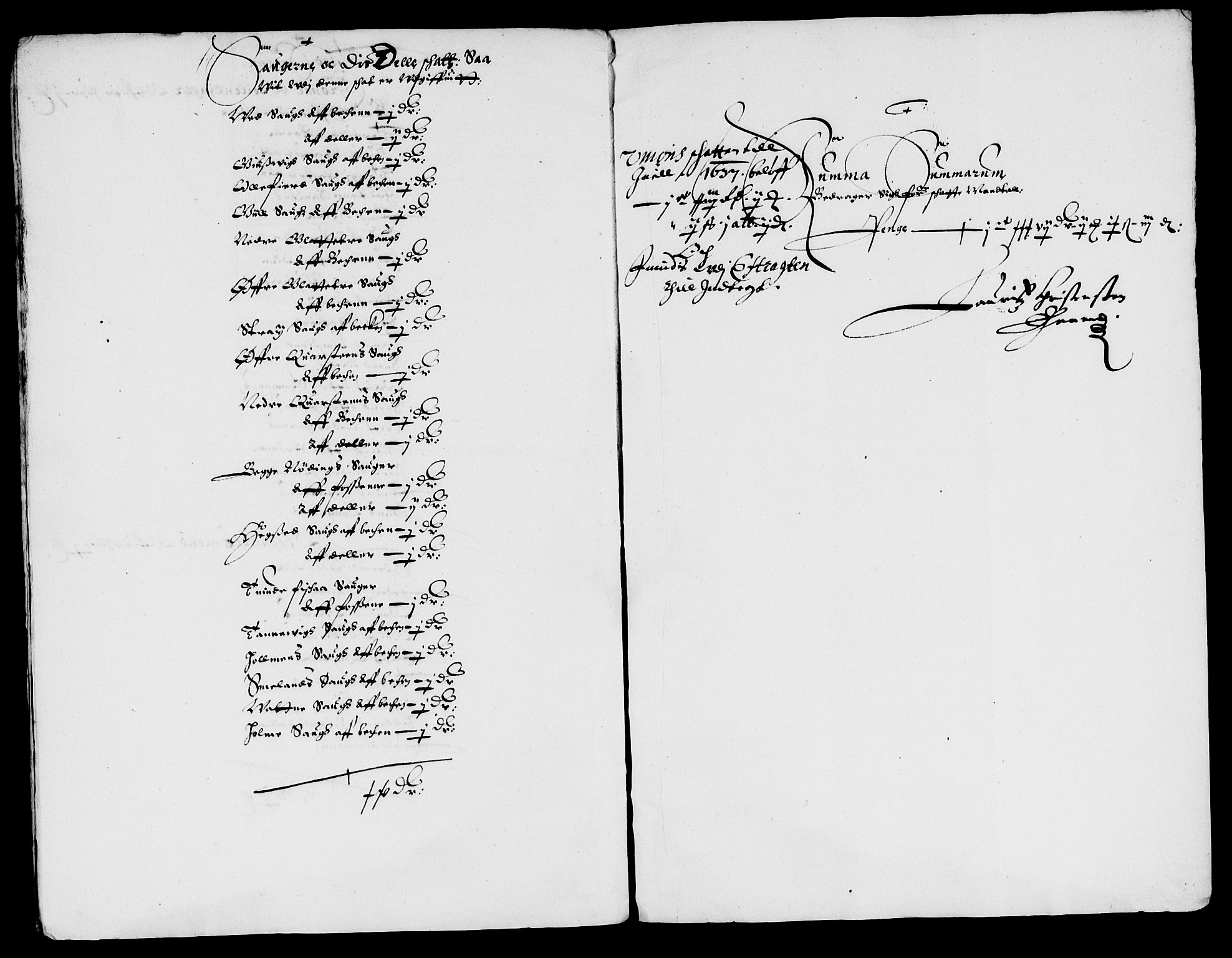 Rentekammeret inntil 1814, Reviderte regnskaper, Lensregnskaper, AV/RA-EA-5023/R/Rb/Rbq/L0027: Nedenes len. Mandals len. Råbyggelag., 1637-1639