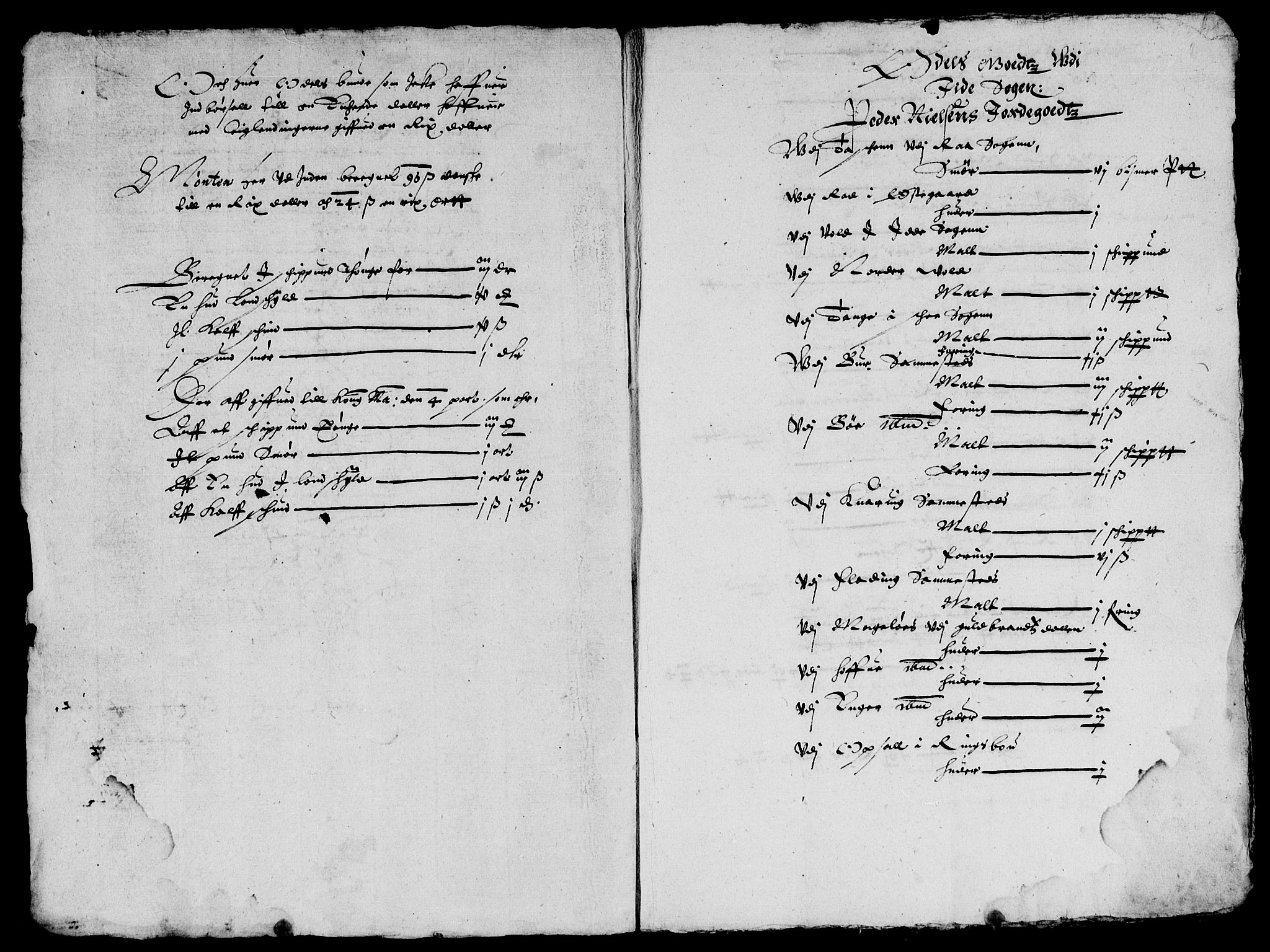 Rentekammeret inntil 1814, Reviderte regnskaper, Lensregnskaper, AV/RA-EA-5023/R/Rb/Rbb/L0002: Idd og Marker len, 1634-1639