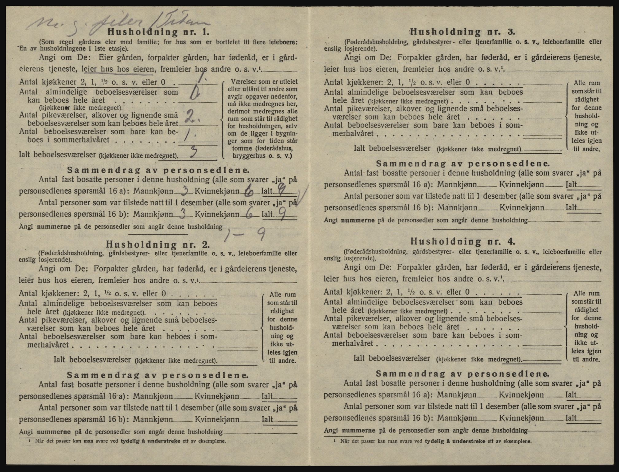 SAO, Folketelling 1920 for 0132 Glemmen herred, 1920, s. 1626