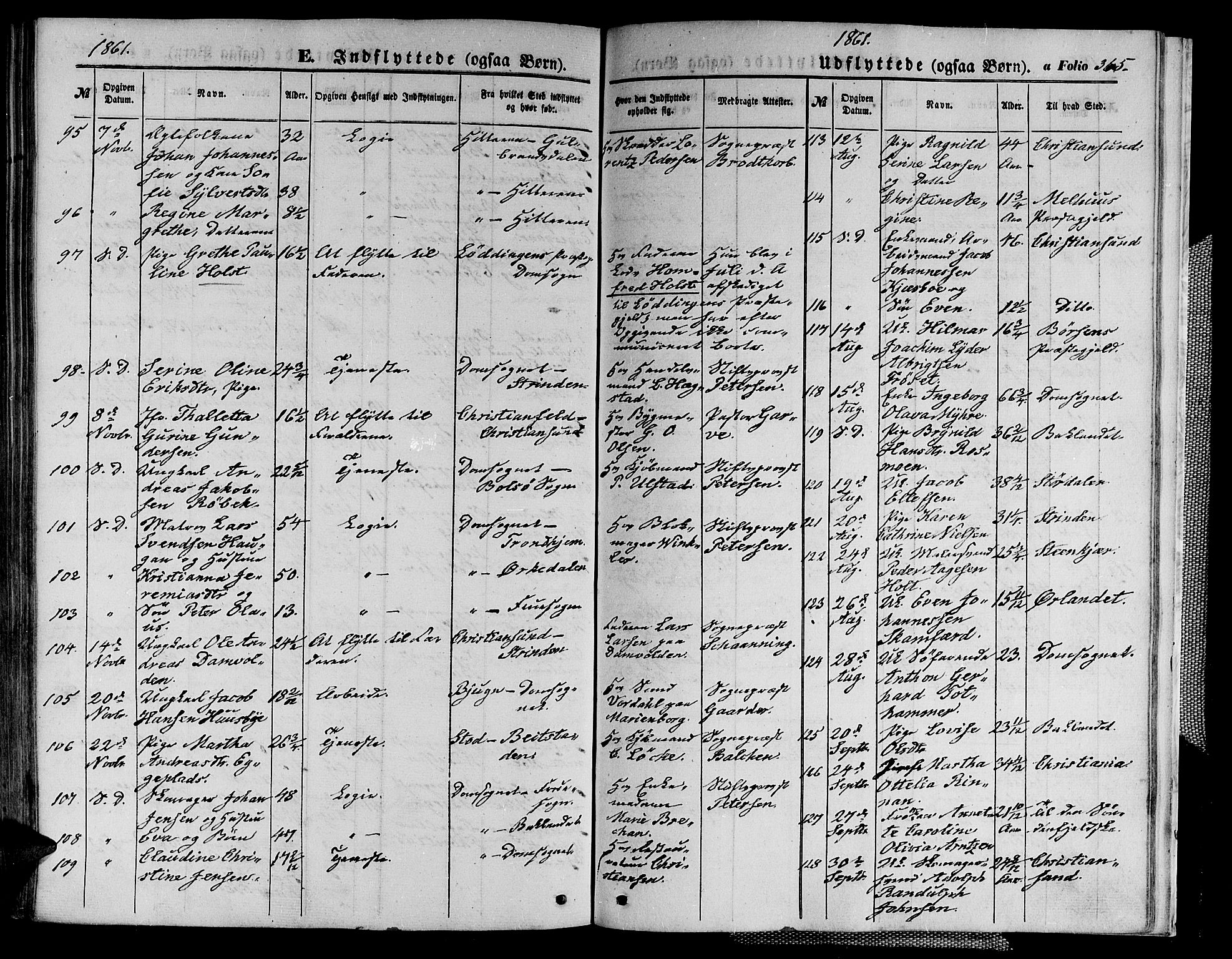 Ministerialprotokoller, klokkerbøker og fødselsregistre - Sør-Trøndelag, SAT/A-1456/602/L0139: Klokkerbok nr. 602C07, 1859-1864, s. 365