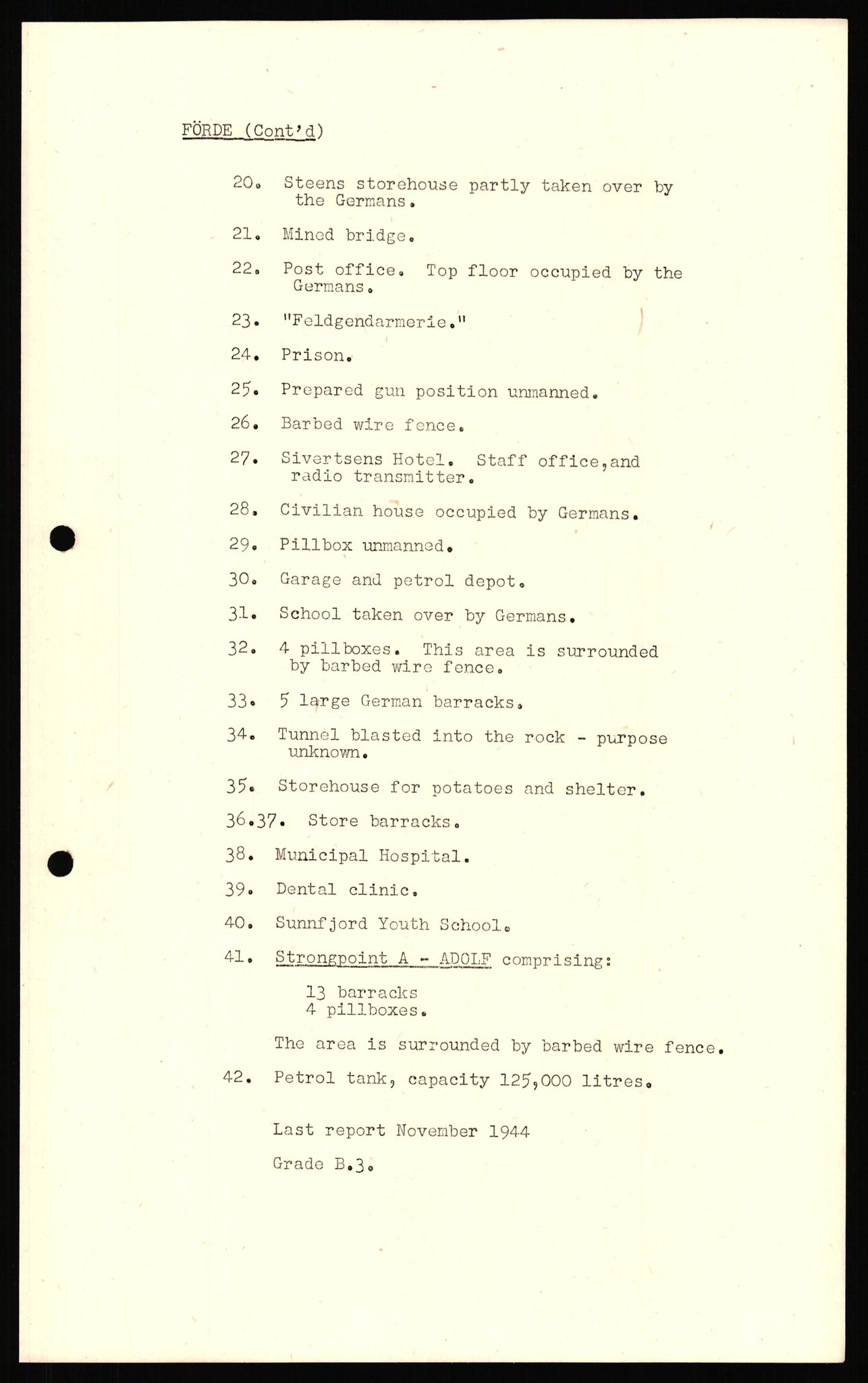 Forsvaret, Forsvarets overkommando II, AV/RA-RAFA-3915/D/Dd/L0017: Sogn og Fjordane / Hordaland, 1943-1945, s. 78