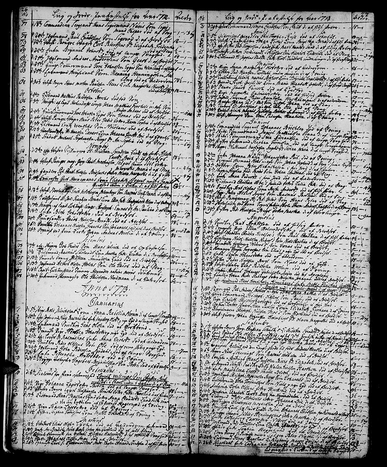 Ministerialprotokoller, klokkerbøker og fødselsregistre - Sør-Trøndelag, AV/SAT-A-1456/602/L0134: Klokkerbok nr. 602C02, 1759-1812, s. 26-27