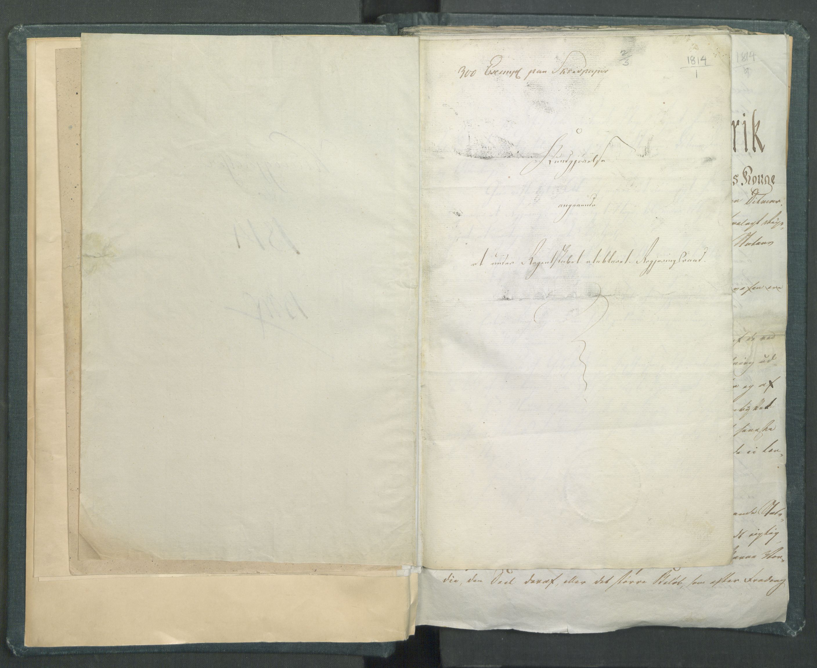 Statsrådssekretariatet, AV/RA-S-1001/D/Dd/Dda/L0001: Lover etc. Tittelbladet "Love, Anordninger, Kundgjørelser, Plakater m.m.", 1814-1815, s. 8
