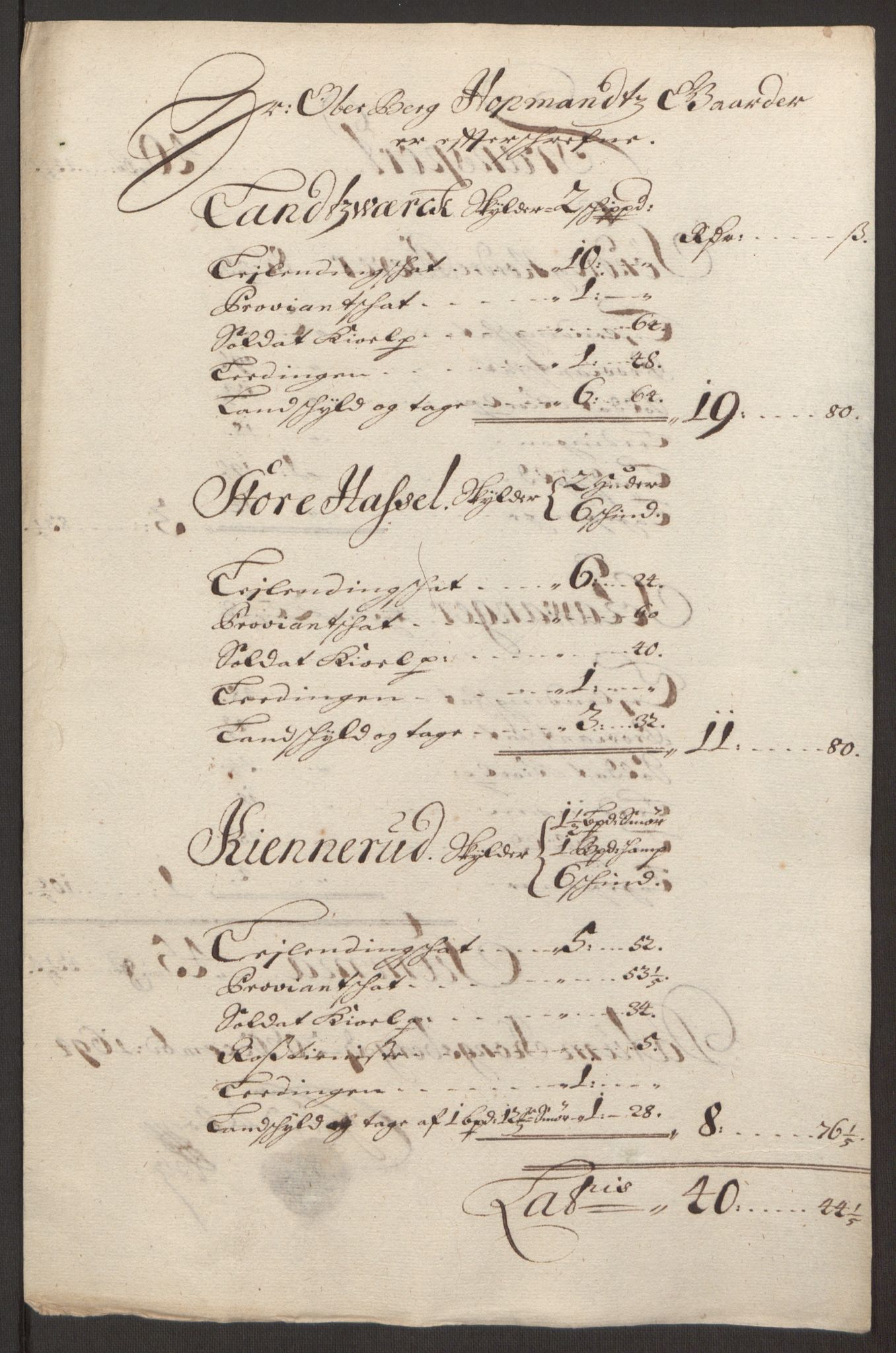 Rentekammeret inntil 1814, Reviderte regnskaper, Fogderegnskap, AV/RA-EA-4092/R24/L1575: Fogderegnskap Numedal og Sandsvær, 1692-1695, s. 471