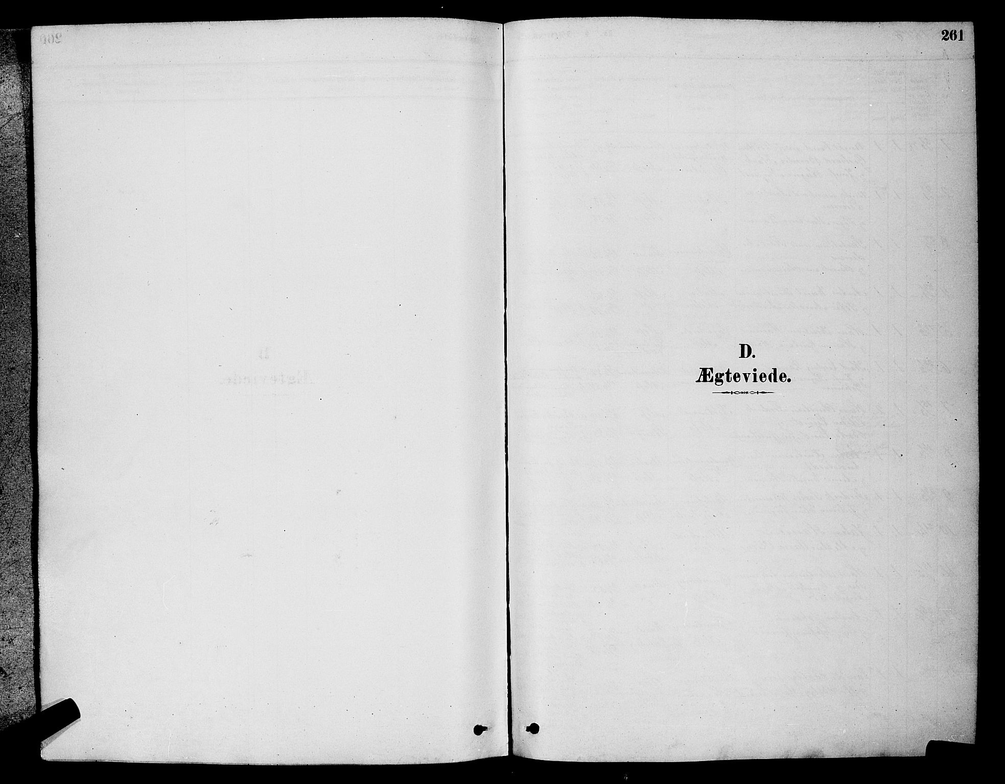 Moss prestekontor Kirkebøker, SAO/A-2003/G/Ga/L0005: Klokkerbok nr. I 5, 1878-1888, s. 261