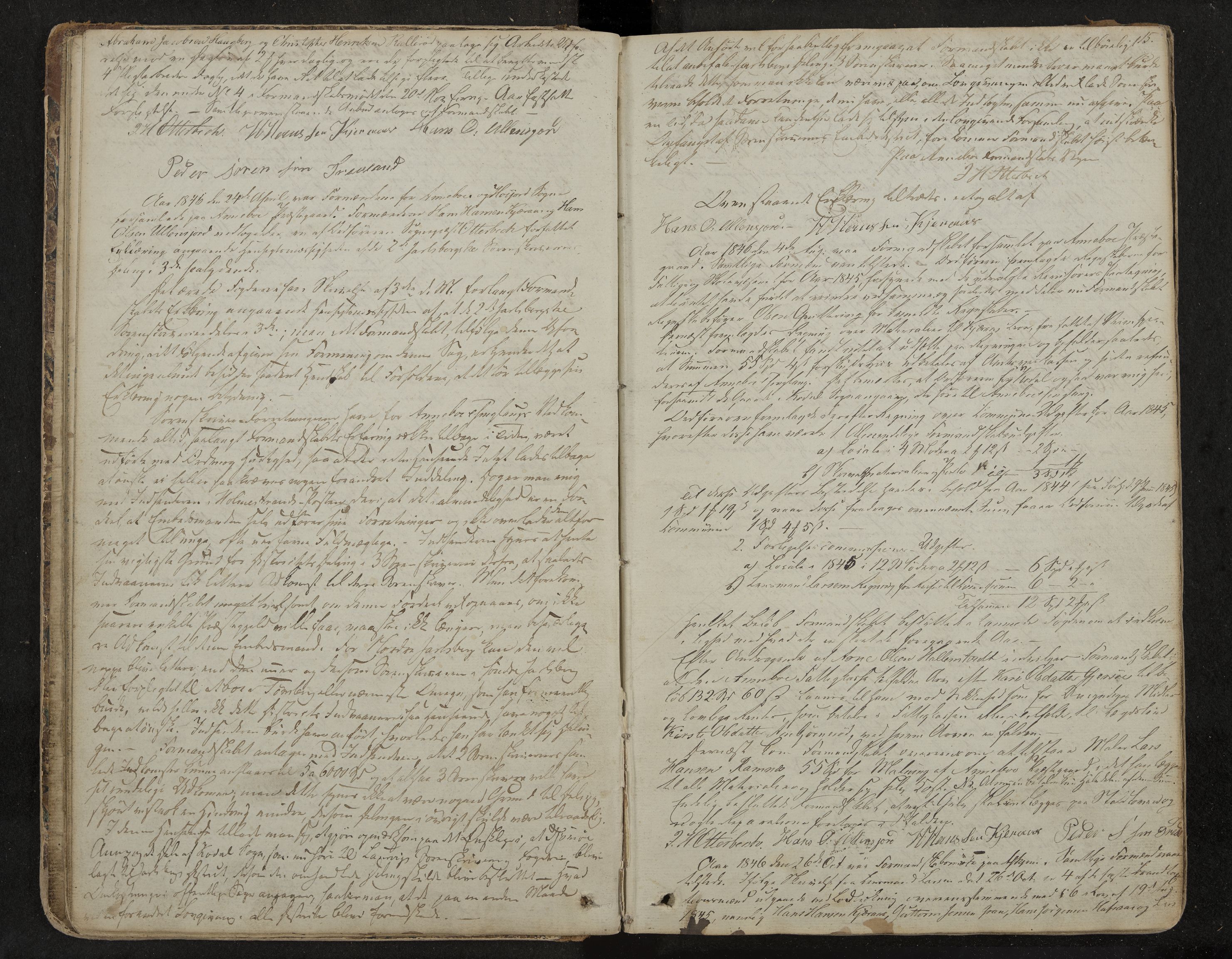 Andebu formannskap og sentraladministrasjon, IKAK/0719021-1/A/Aa/L0001: Møtebok med register, 1837-1869, s. 15