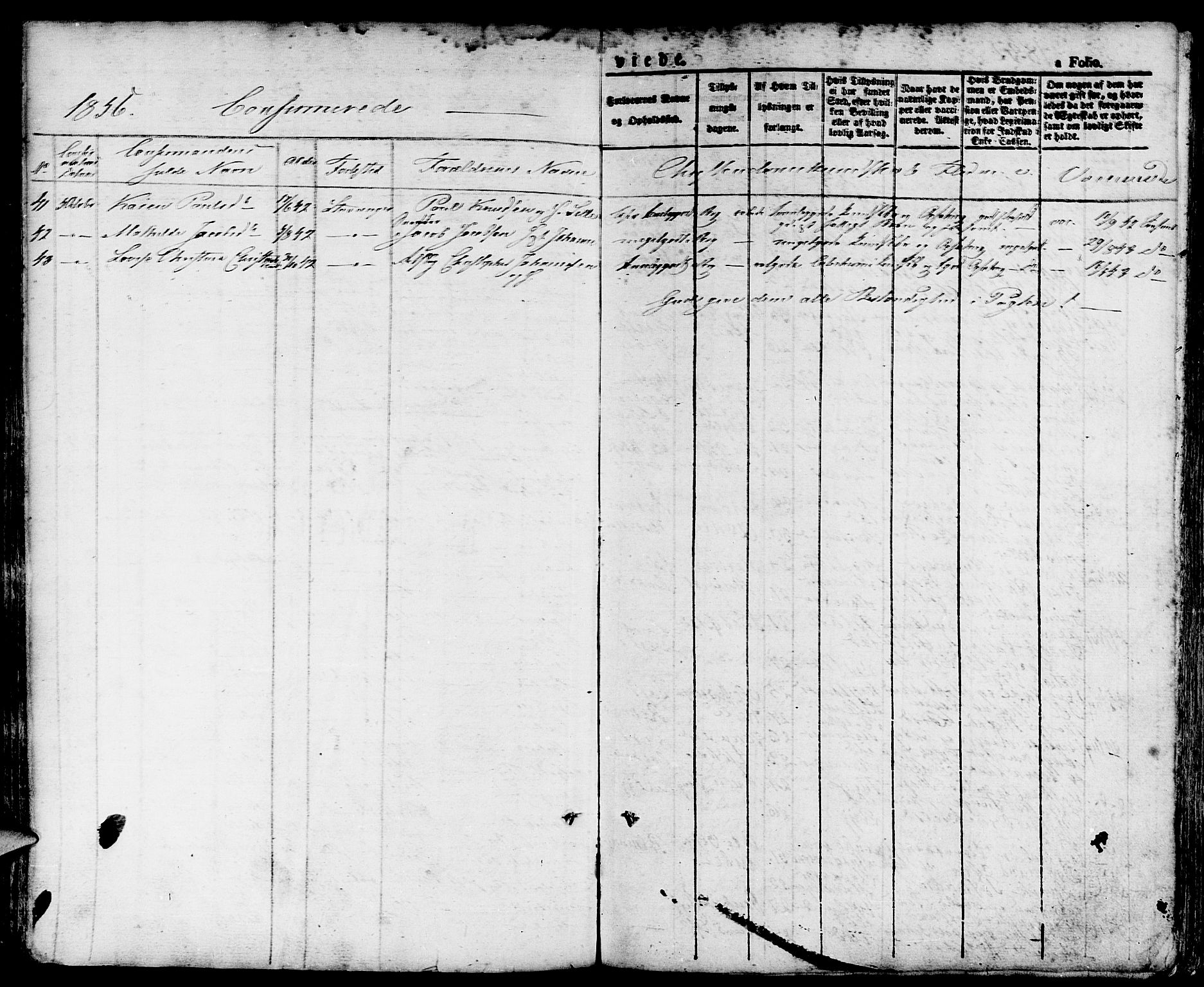 Domkirken sokneprestkontor, SAST/A-101812/001/30/30BA/L0011: Ministerialbok nr. A 11, 1832-1856