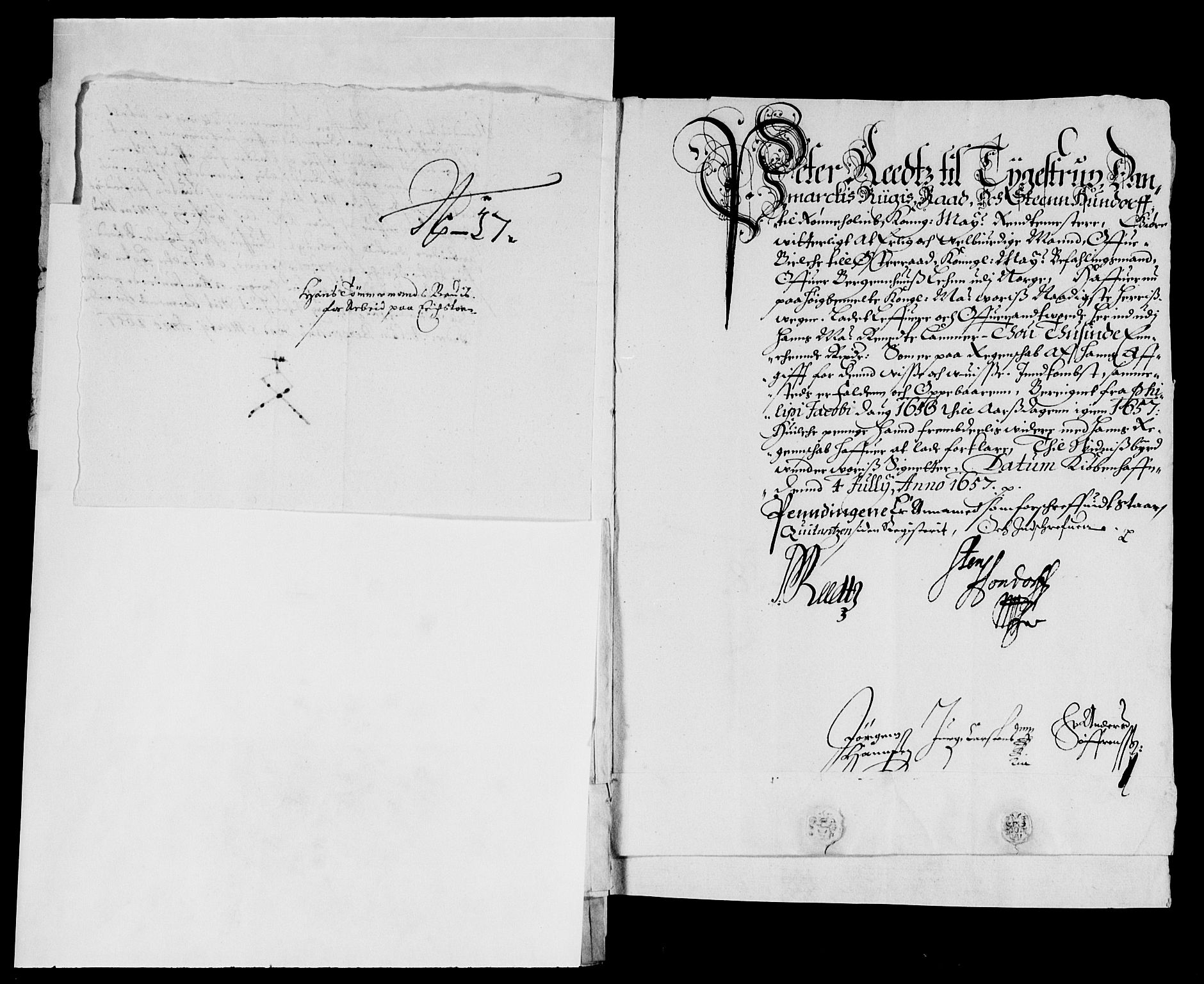 Rentekammeret inntil 1814, Reviderte regnskaper, Lensregnskaper, AV/RA-EA-5023/R/Rb/Rbt/L0134: Bergenhus len, 1656-1657