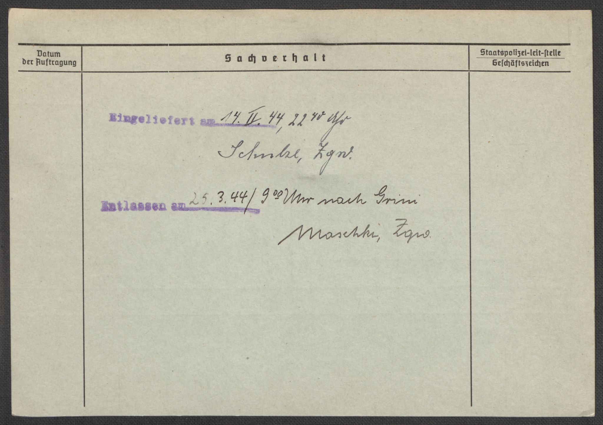 Befehlshaber der Sicherheitspolizei und des SD, AV/RA-RAFA-5969/E/Ea/Eaa/L0010: Register over norske fanger i Møllergata 19: Sø-Å, 1940-1945, s. 1243