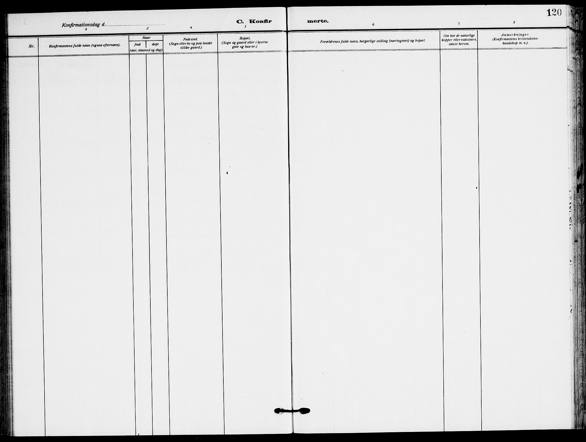 Ministerialprotokoller, klokkerbøker og fødselsregistre - Sør-Trøndelag, SAT/A-1456/658/L0724: Ministerialbok nr. 658A03, 1912-1924, s. 120