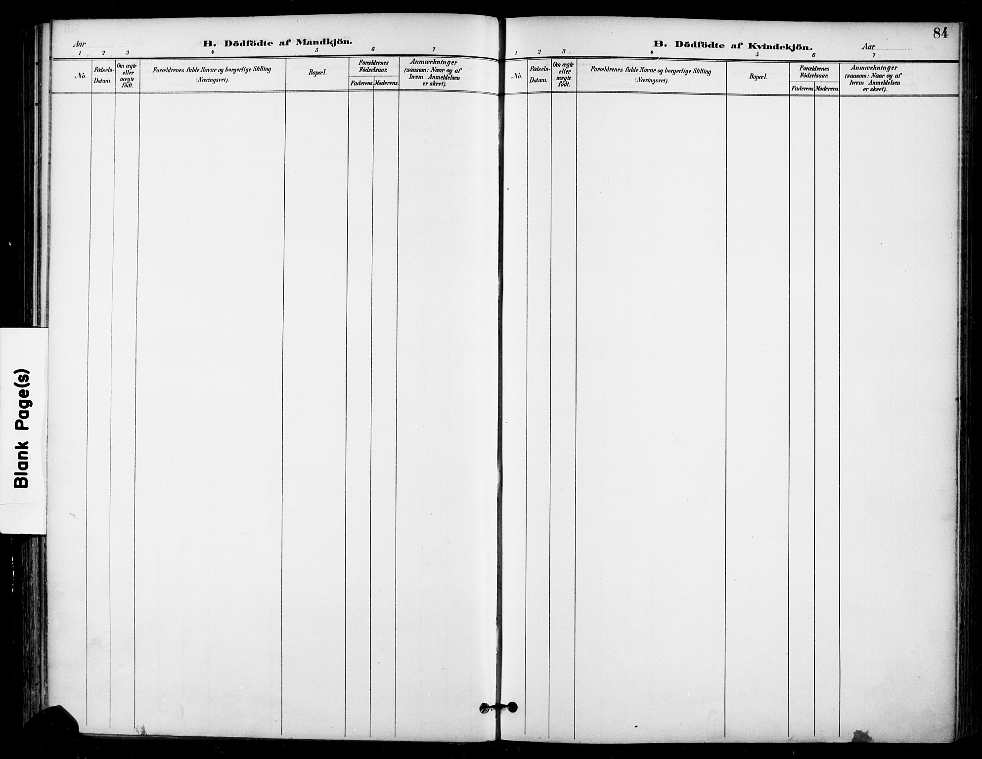 Ullensaker prestekontor Kirkebøker, SAO/A-10236a/F/Fa/L0020: Ministerialbok nr. I 20, 1892-1902, s. 84