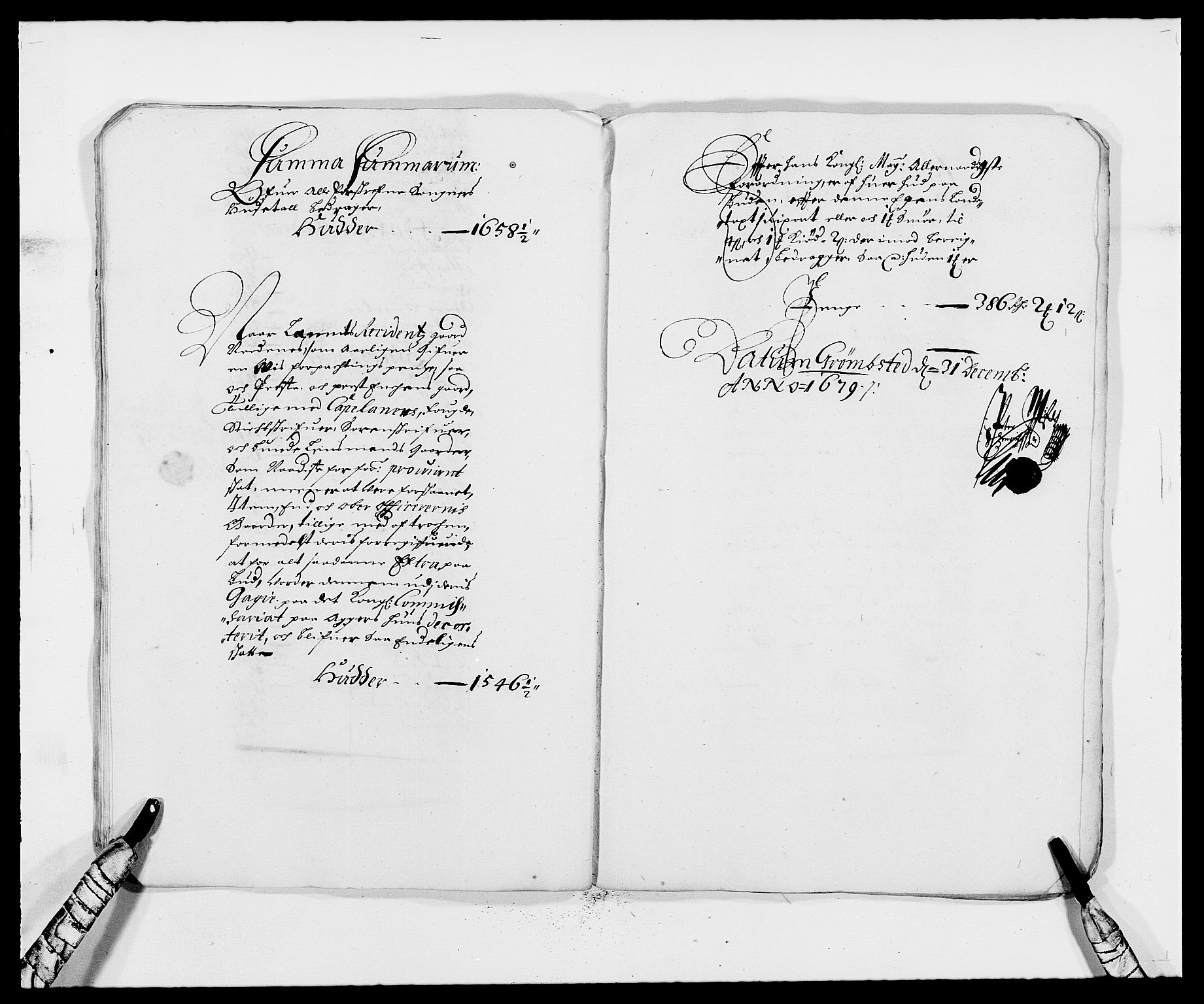 Rentekammeret inntil 1814, Reviderte regnskaper, Fogderegnskap, AV/RA-EA-4092/R39/L2303: Fogderegnskap Nedenes, 1679, s. 112
