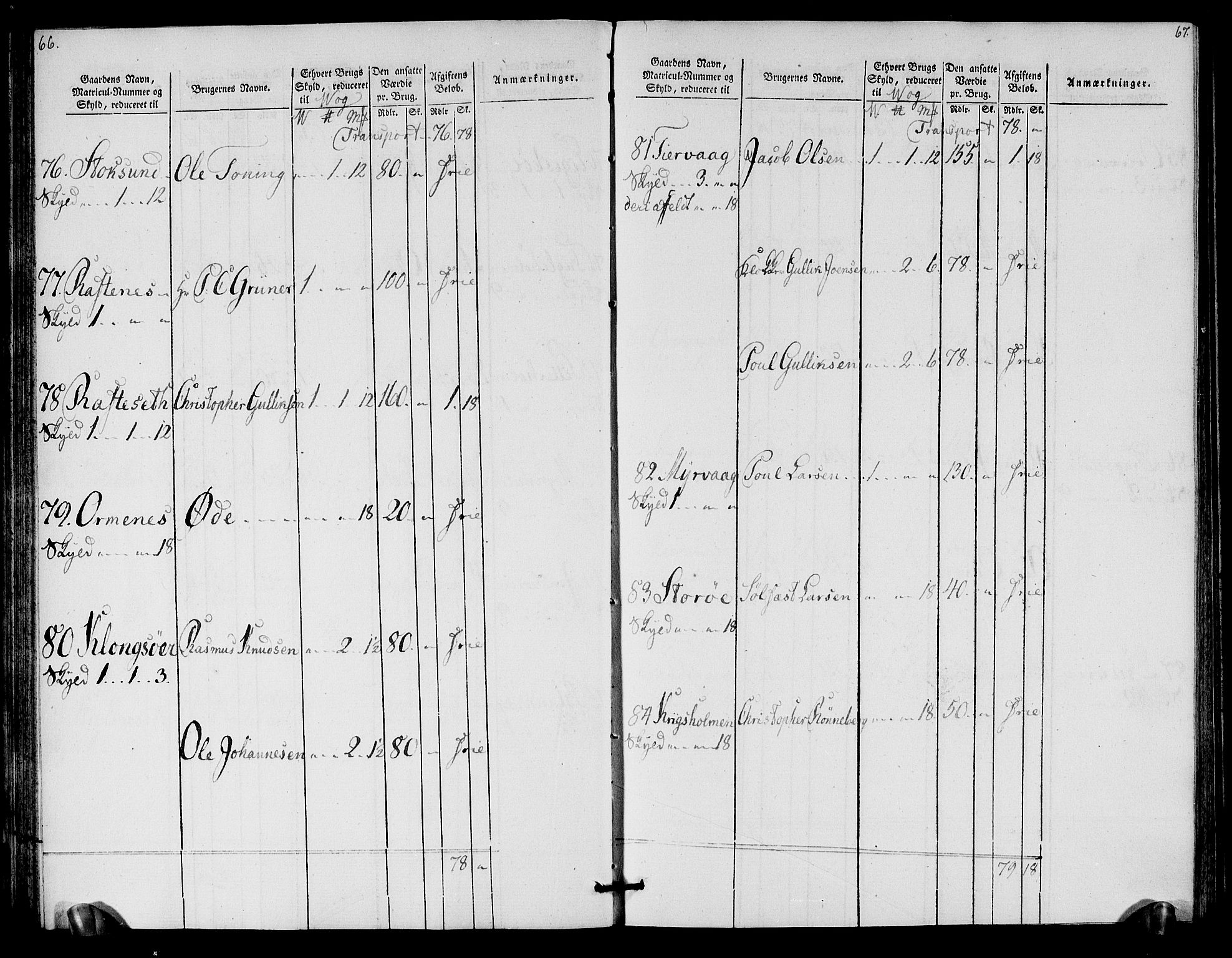 Rentekammeret inntil 1814, Realistisk ordnet avdeling, AV/RA-EA-4070/N/Ne/Nea/L0125b: Sunnmøre fogderi. Oppebørselsregister for fogderiets søndre del, 1803, s. 35