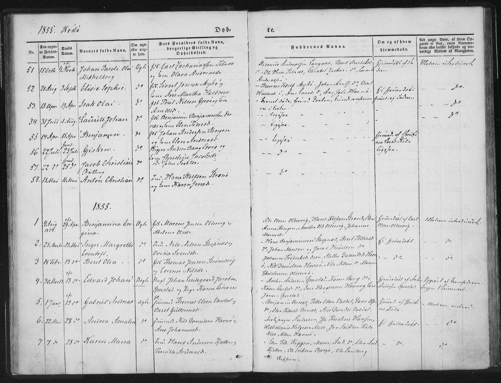Ministerialprotokoller, klokkerbøker og fødselsregistre - Nordland, SAT/A-1459/841/L0602: Ministerialbok nr. 841A08 /1, 1845-1859, s. 35