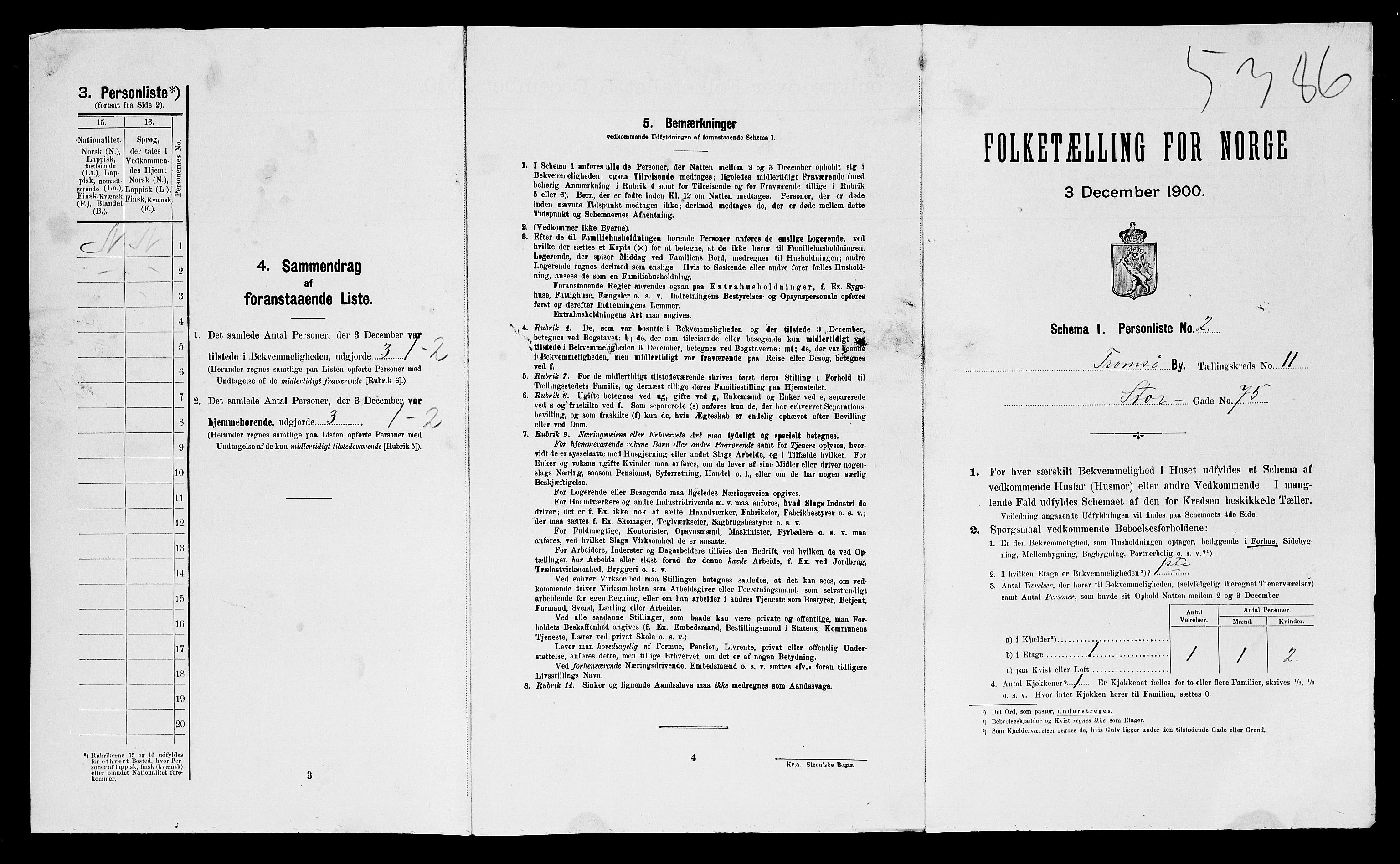 SATØ, Folketelling 1900 for 1902 Tromsø kjøpstad, 1900, s. 3223