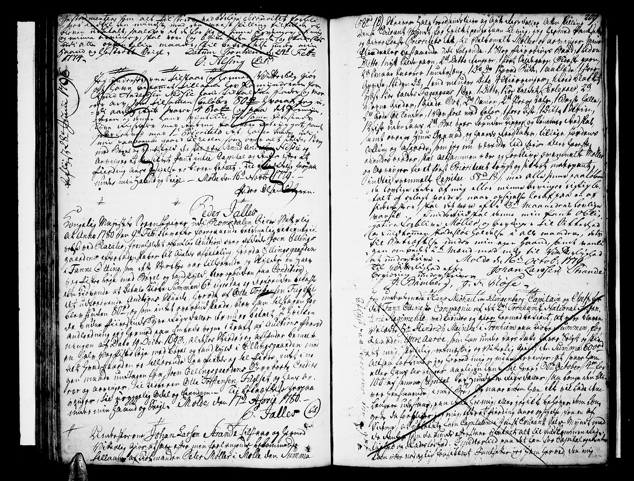 Romsdal sorenskriveri, AV/SAT-A-4149/1/2/2C/L0004: Pantebok nr. 4, 1769-1790, s. 209