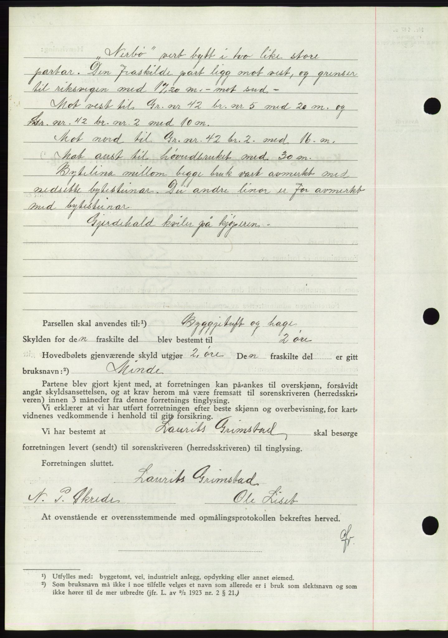 Søre Sunnmøre sorenskriveri, AV/SAT-A-4122/1/2/2C/L0071: Pantebok nr. 65, 1941-1941, Dagboknr: 853/1941