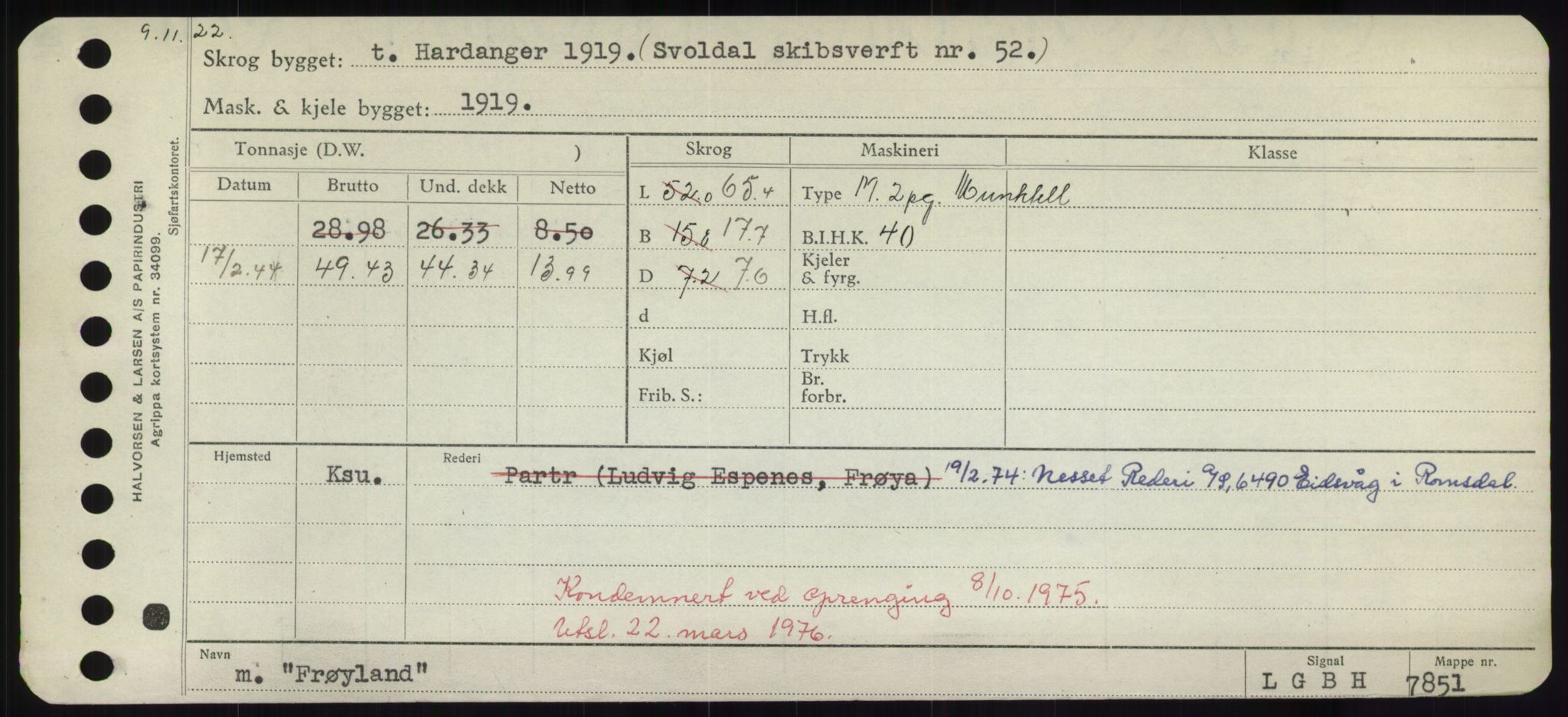 Sjøfartsdirektoratet med forløpere, Skipsmålingen, AV/RA-S-1627/H/Hd/L0011: Fartøy, Fla-Får, s. 575