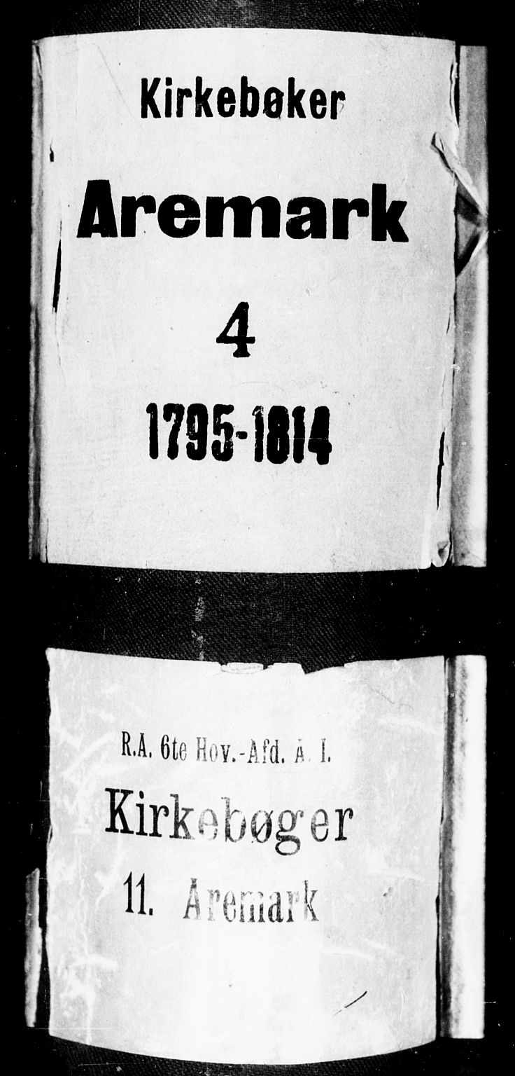 Aremark prestekontor Kirkebøker, AV/SAO-A-10899/F/Fa/L0004: Ministerialbok nr. I 4, 1796-1814