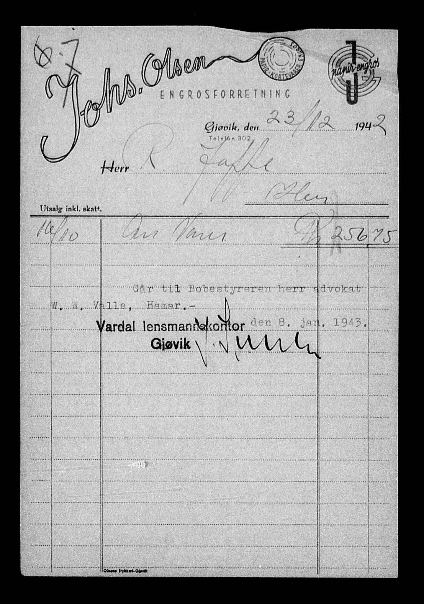 Justisdepartementet, Tilbakeføringskontoret for inndratte formuer, AV/RA-S-1564/H/Hc/Hcd/L1000: --, 1945-1947, s. 834