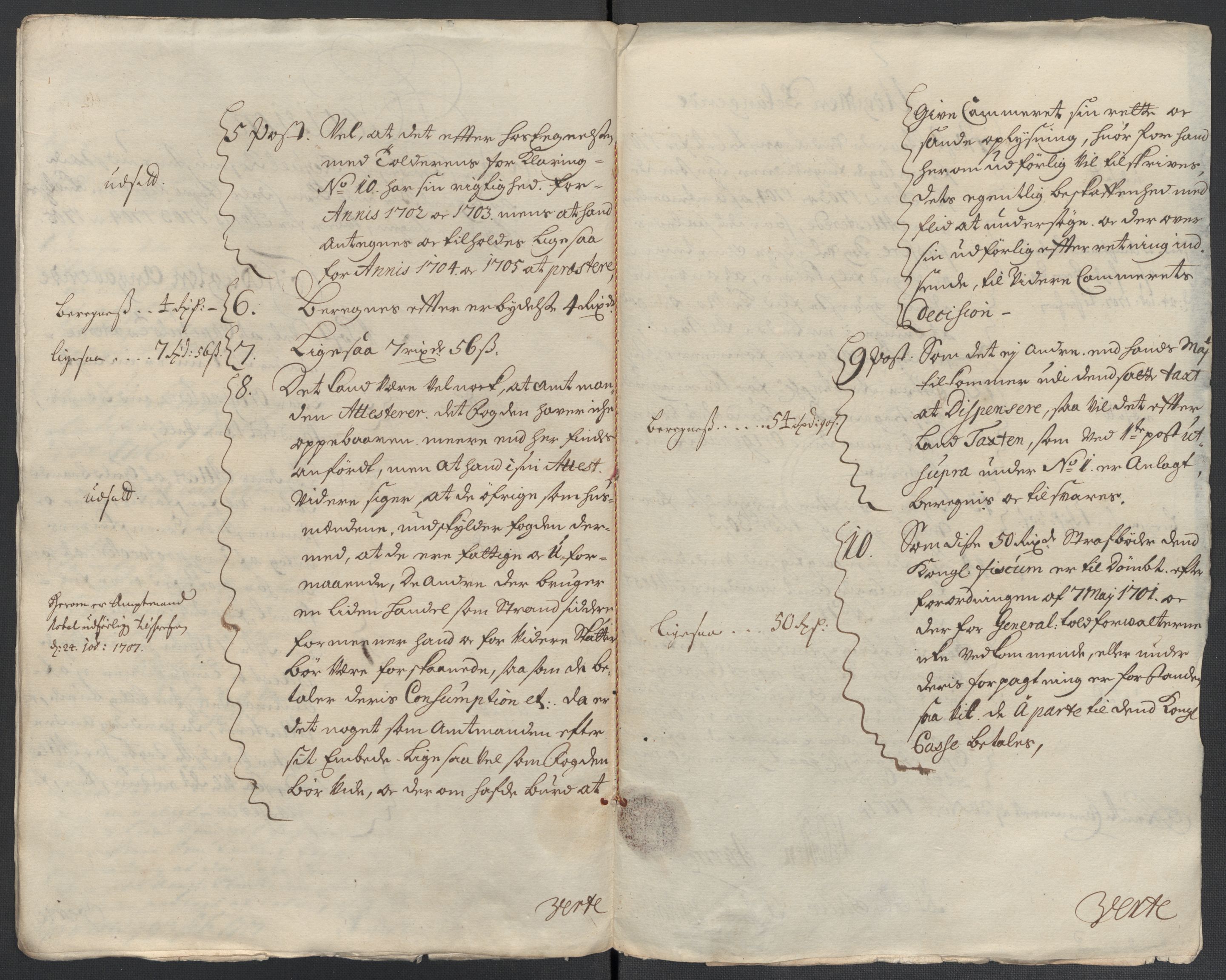 Rentekammeret inntil 1814, Reviderte regnskaper, Fogderegnskap, AV/RA-EA-4092/R55/L3656: Fogderegnskap Romsdal, 1703-1705, s. 520