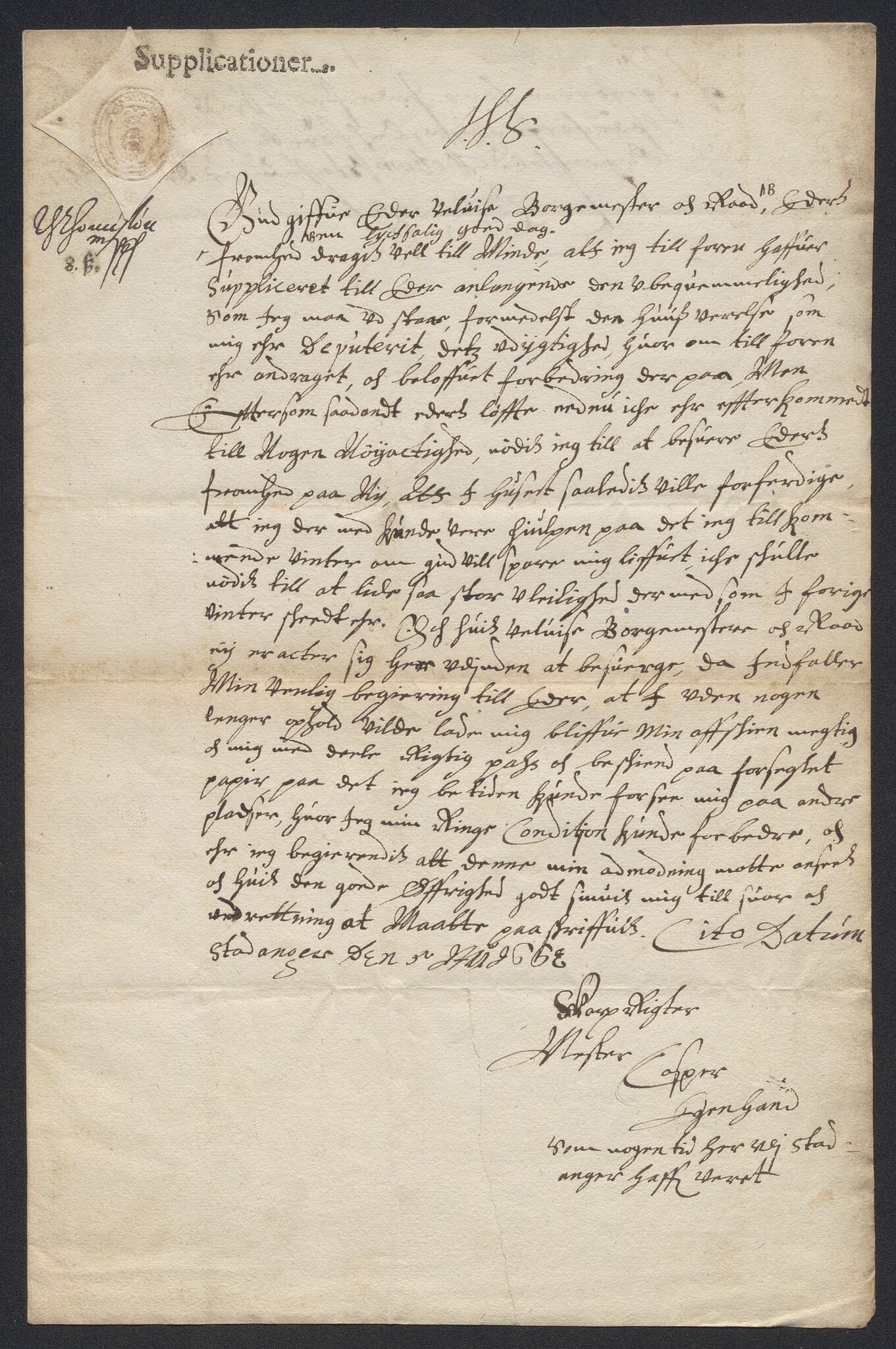 Rentekammeret inntil 1814, Reviderte regnskaper, Byregnskaper, RA/EA-4066/R/Ro/L0316: [O14] Sikt og sakefall, 1662-1693, s. 51