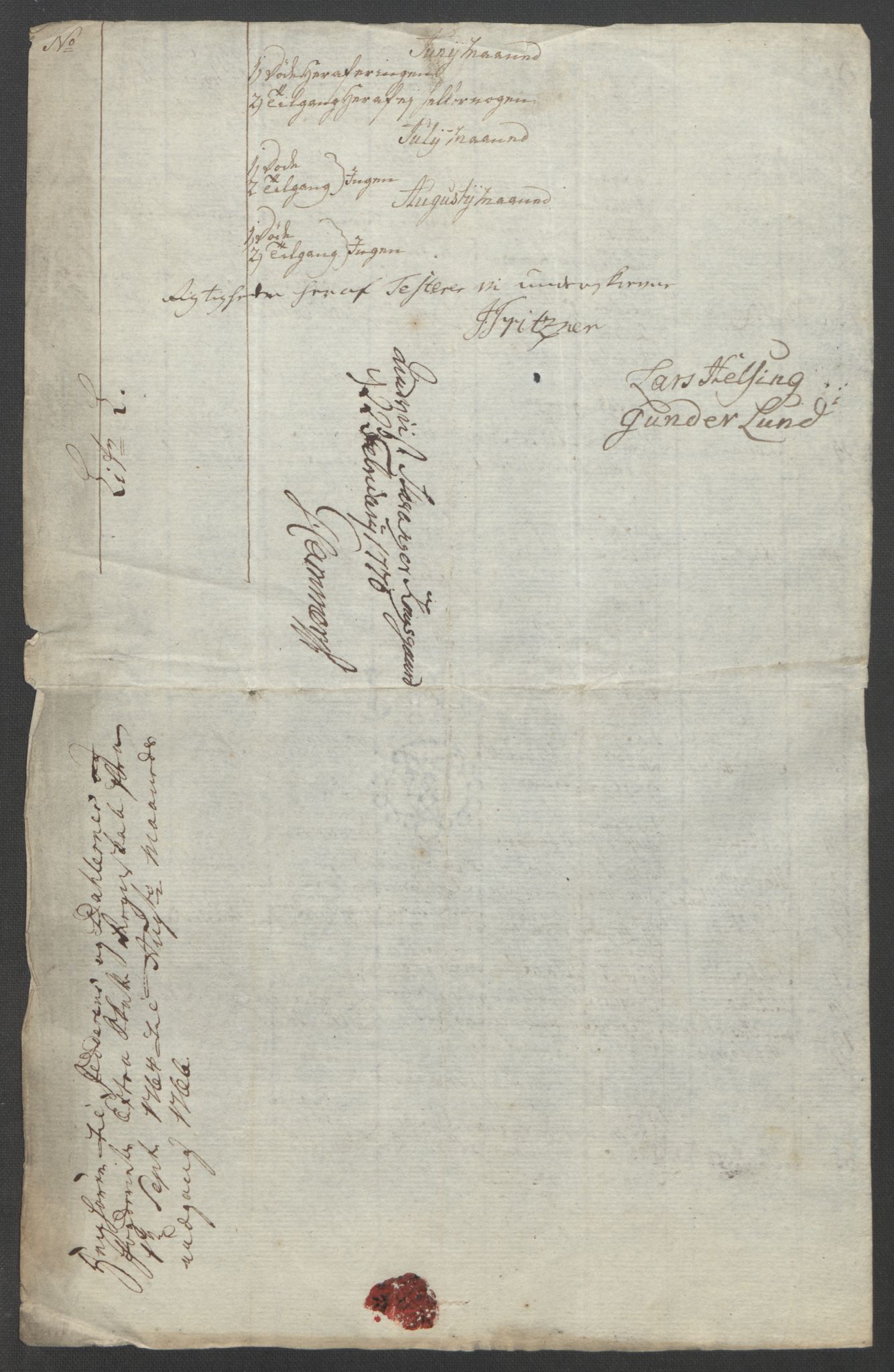 Rentekammeret inntil 1814, Reviderte regnskaper, Fogderegnskap, RA/EA-4092/R46/L2836: Ekstraskatten Jæren og Dalane, 1764-1766, s. 429