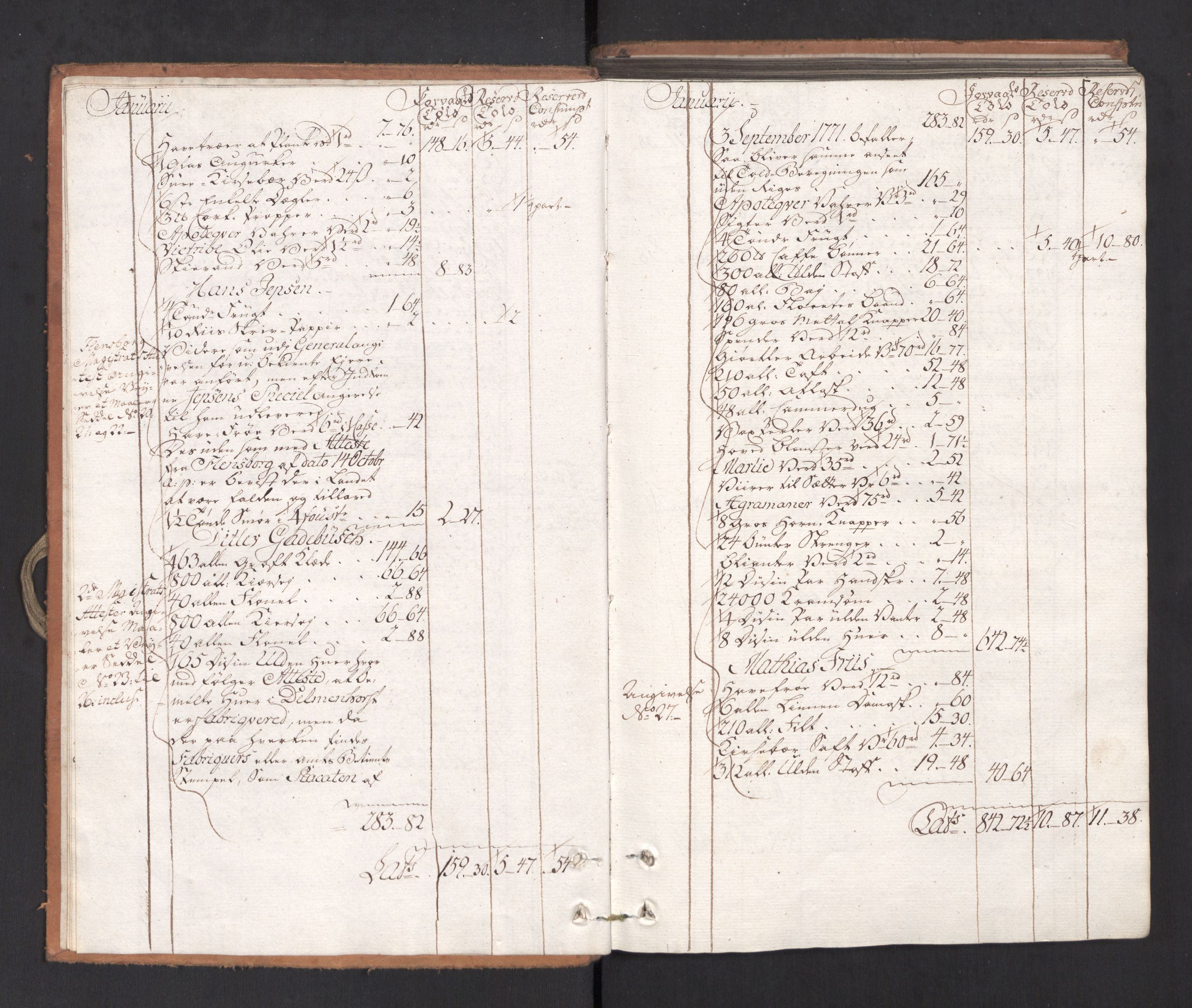 Generaltollkammeret, tollregnskaper, AV/RA-EA-5490/R33/L0114/0001: Tollregnskaper Trondheim A / Inngående hovedtollbok, 1772